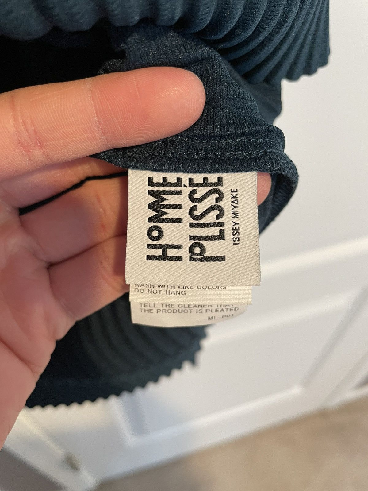 Homme Plisse Issey Miyake HOMME PLISSÉ ISSEY MIYAKE Blue Sweater Size US M / EU 48-50 / 2 - 4 Thumbnail