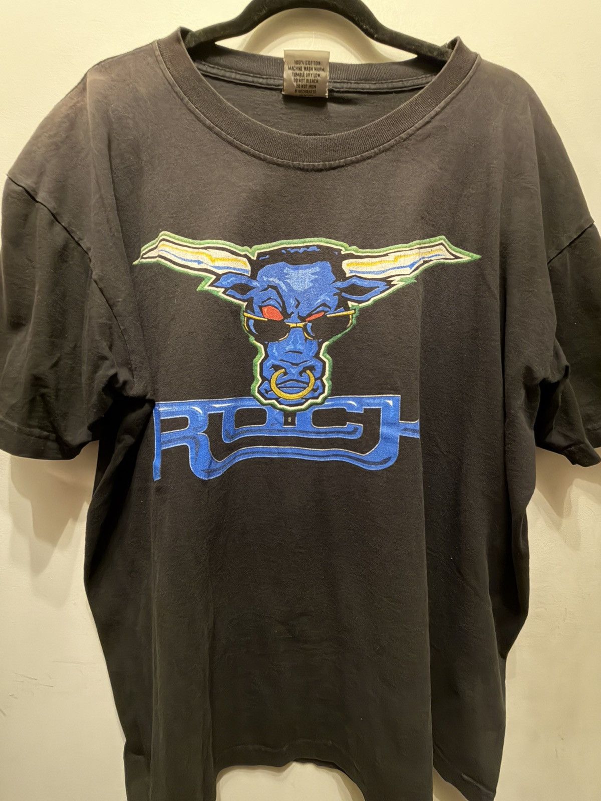 Vintage Vintage 90s/Y2K Boot WWF The Rock Shirt Size US XL / EU 56 / 4 - 7 Thumbnail