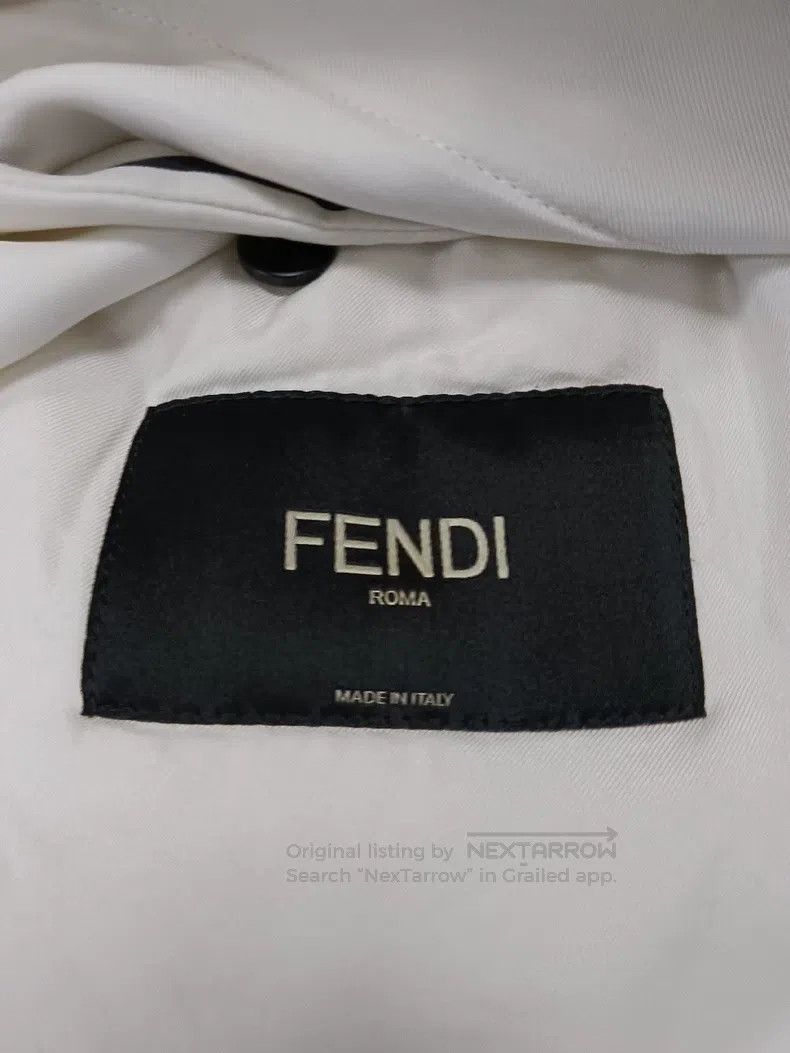 Fendi Fendi Comic Style Jacket - White Size M / US 6-8 / IT 42-44 - 3 Thumbnail