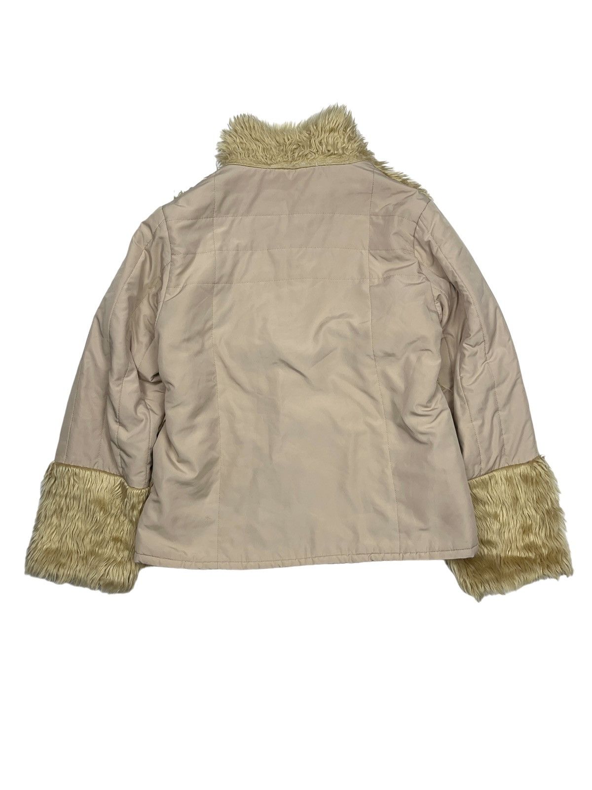 If Six Was Nine × Japanese Brand Vintage y2k Faux Fur Jacket Japanese Style Size L / US 10 / IT 46 - 3 Thumbnail