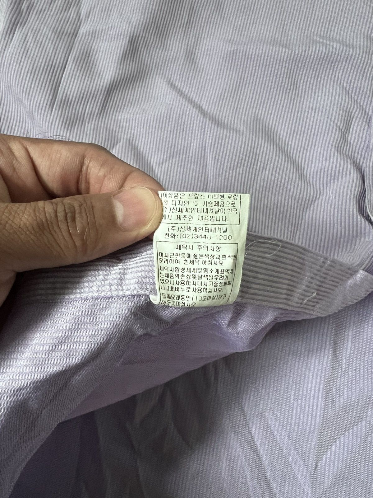Yves Saint Laurent Yves Saint Laurent Shirt Button Ups Purple Size US L / EU 52-54 / 3 - 9 Thumbnail
