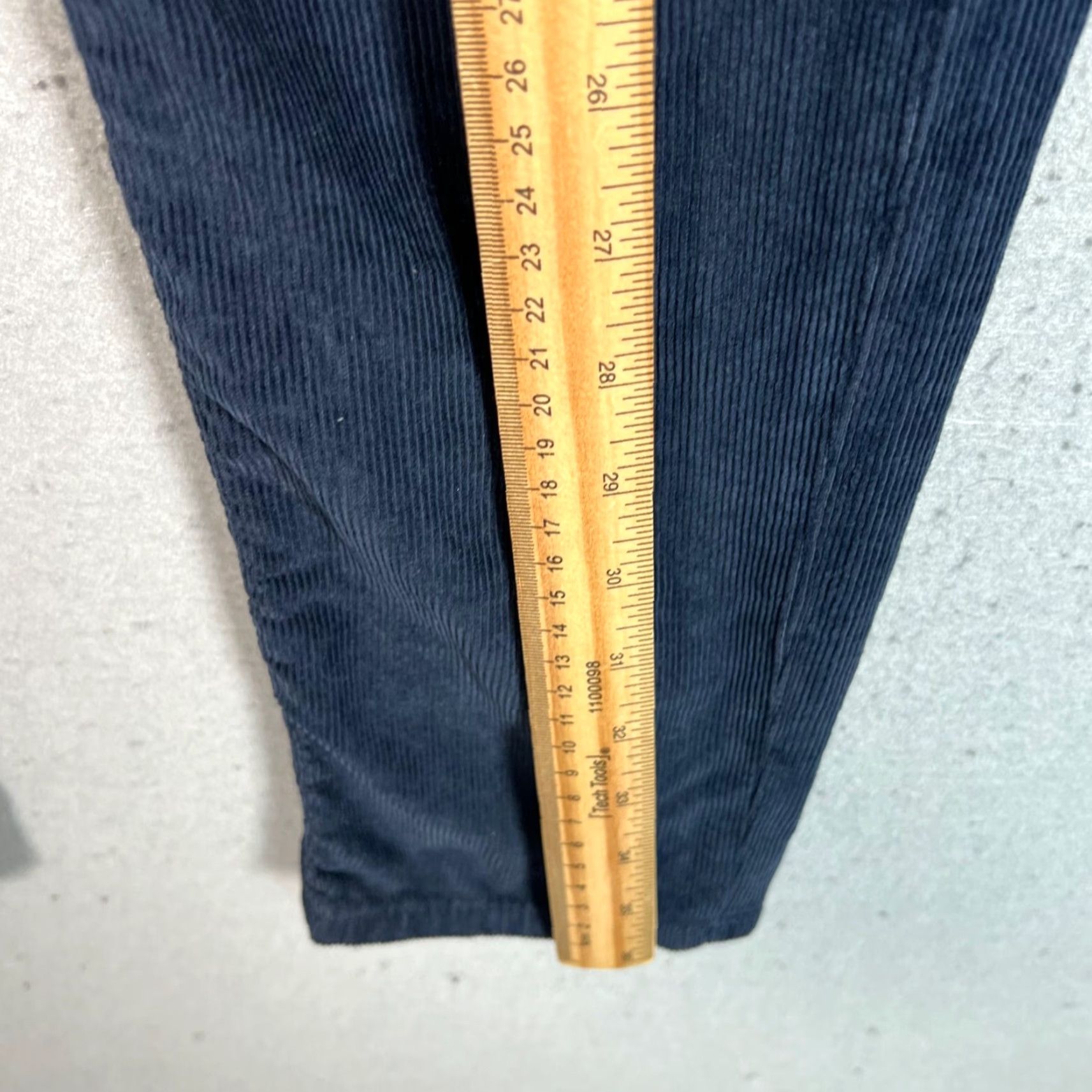Acne Studios ACNE STUDIOS Womens Blue Corduroy Pants Size 27 Slim Fit Tapered Chino Made in Italy Size 27" / US 4 / IT 40 - 6 Thumbnail