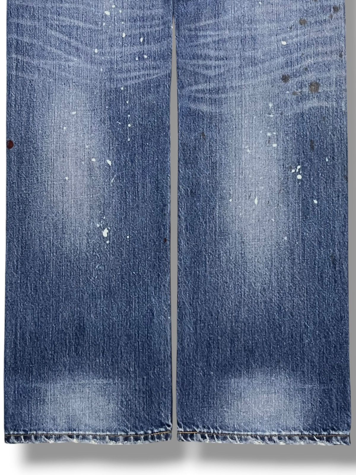 Uniqlo Vintage Uniqlo UJ S002 Japan - Paint Splatter, Faded Wash Size US 32 / EU 48 - 7 Thumbnail