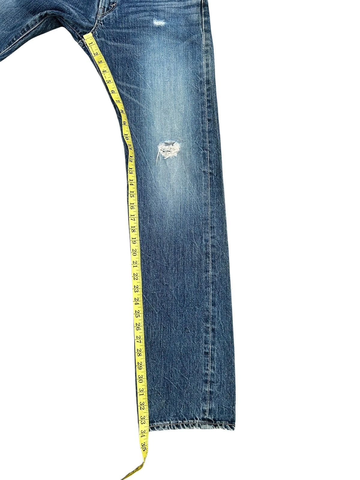 Kapital Vintage Edwin 505s Selvedge Distressed Denim Jeans Size US 28 / EU 44 - 19 Thumbnail