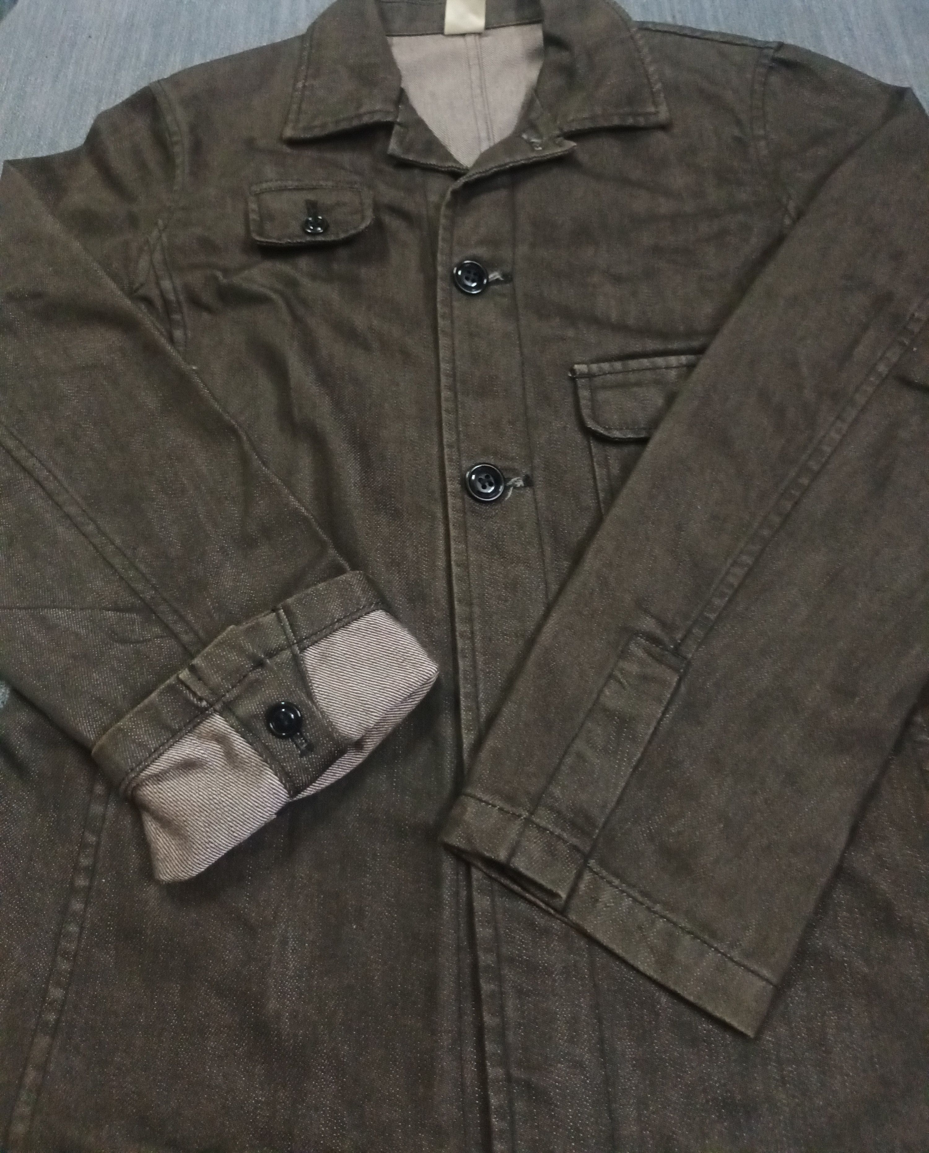 Issey Miyake 🔥 IS SUNAO KUWAHARA ISSEY MIYAKE DENIM JACKET 🔥 Size US S / EU 44-46 / 1 - 9 Thumbnail