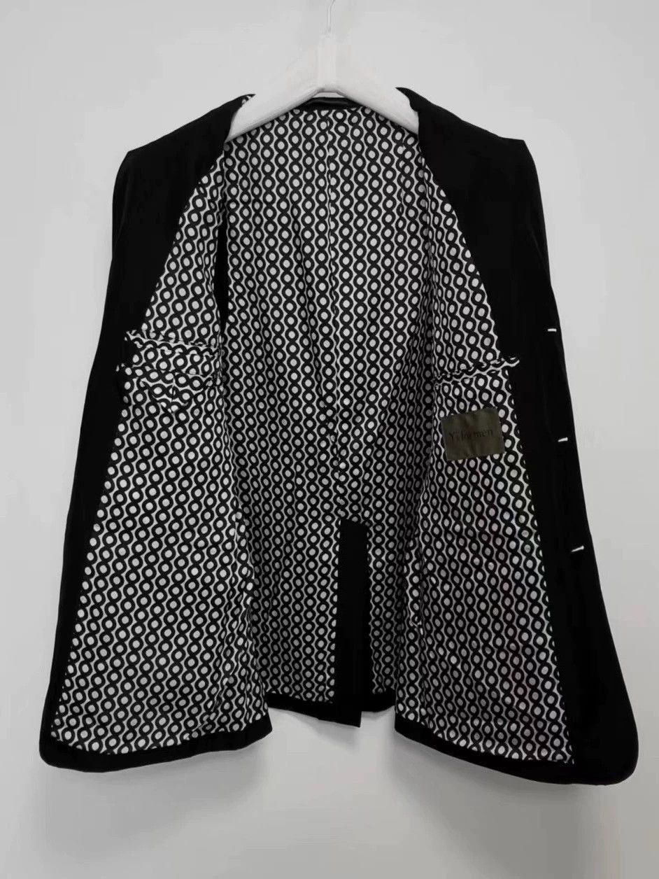 Yohji Yamamoto Yohji Yamamoto Y's for Men Double Silk B&W Oversized Jkt Size US L / EU 52-54 / 3 - 2 Thumbnail