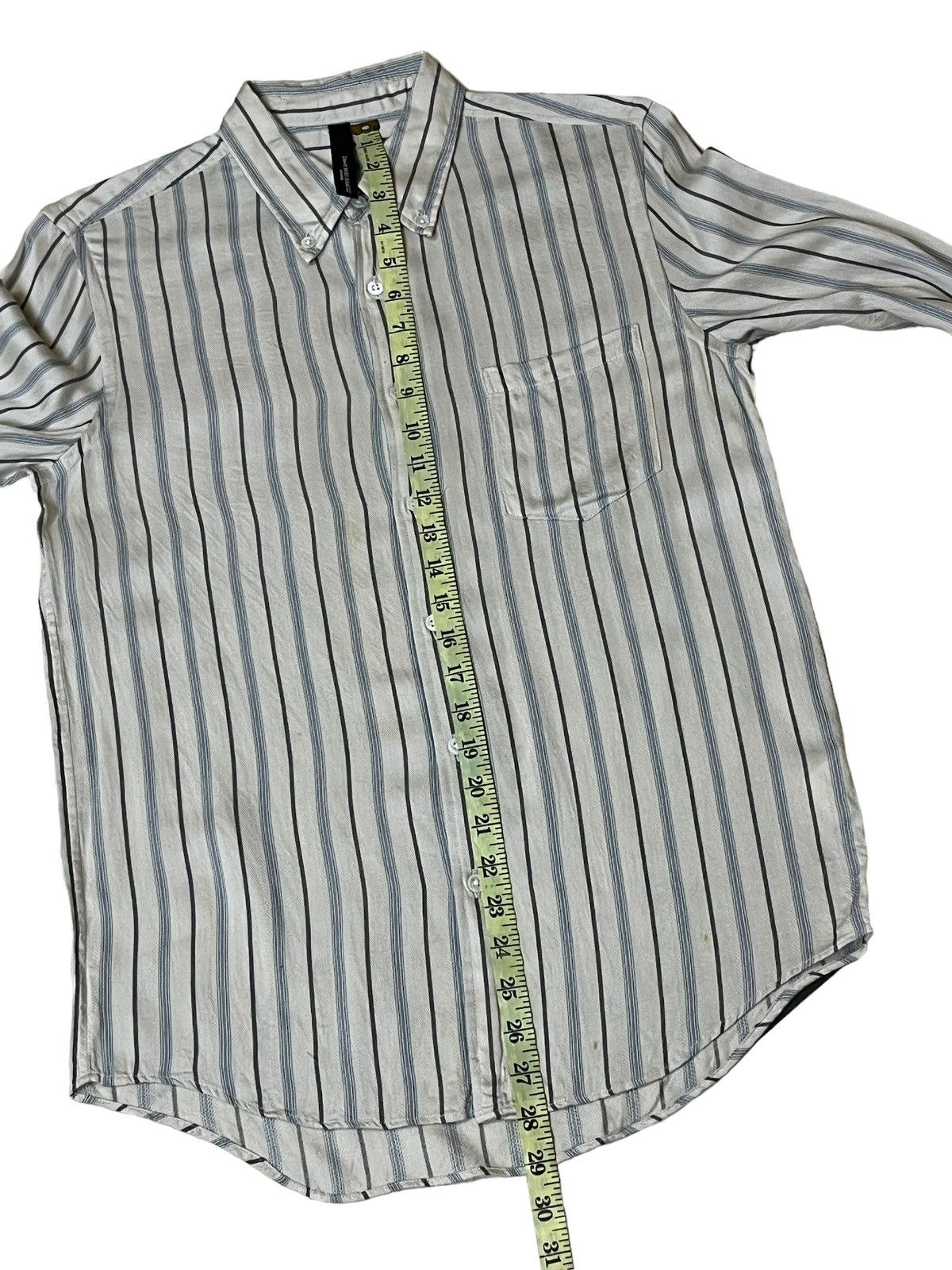 Davit Meursault Japan GRAIL🔥DAVID MEURSAULT JAPAN RAYON STRIPED BUTTON UPS SHIRT Size US M / EU 48-50 / 2 - 7 Thumbnail