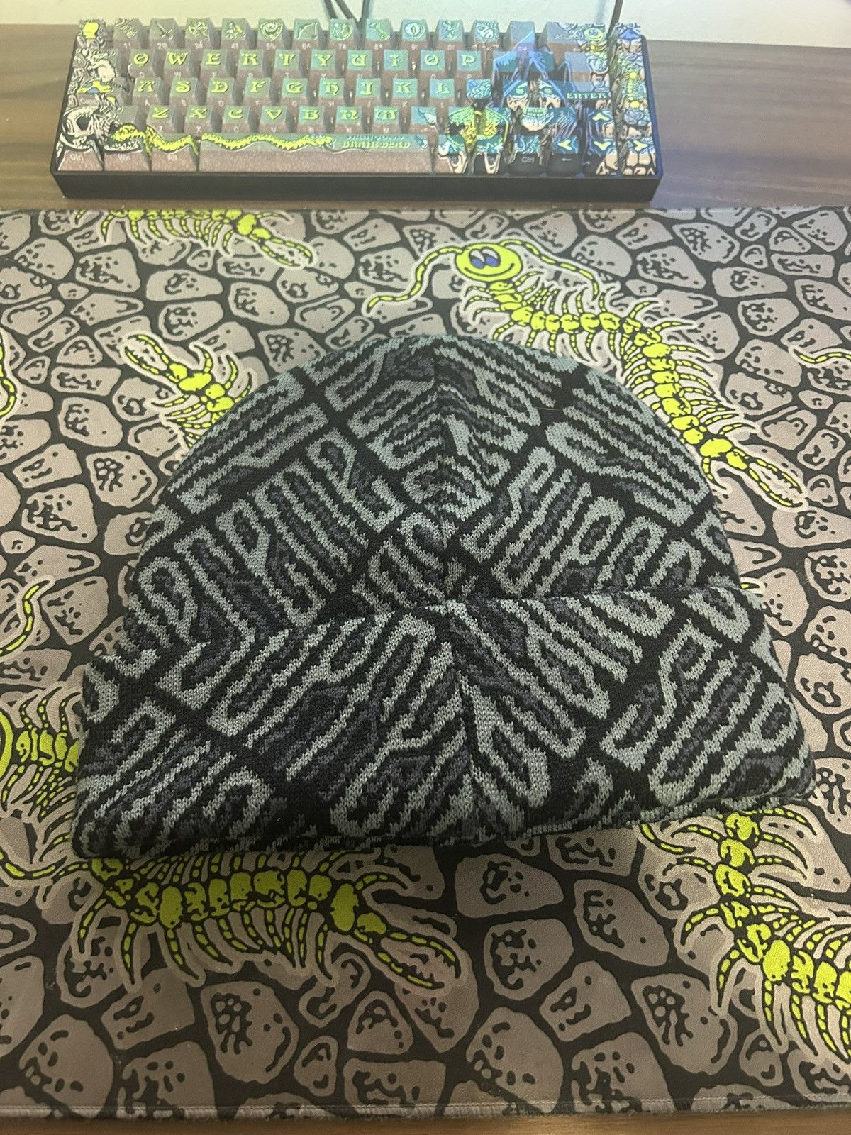 Supreme Supreme Black Beanie Size ONE SIZE - 2 Thumbnail