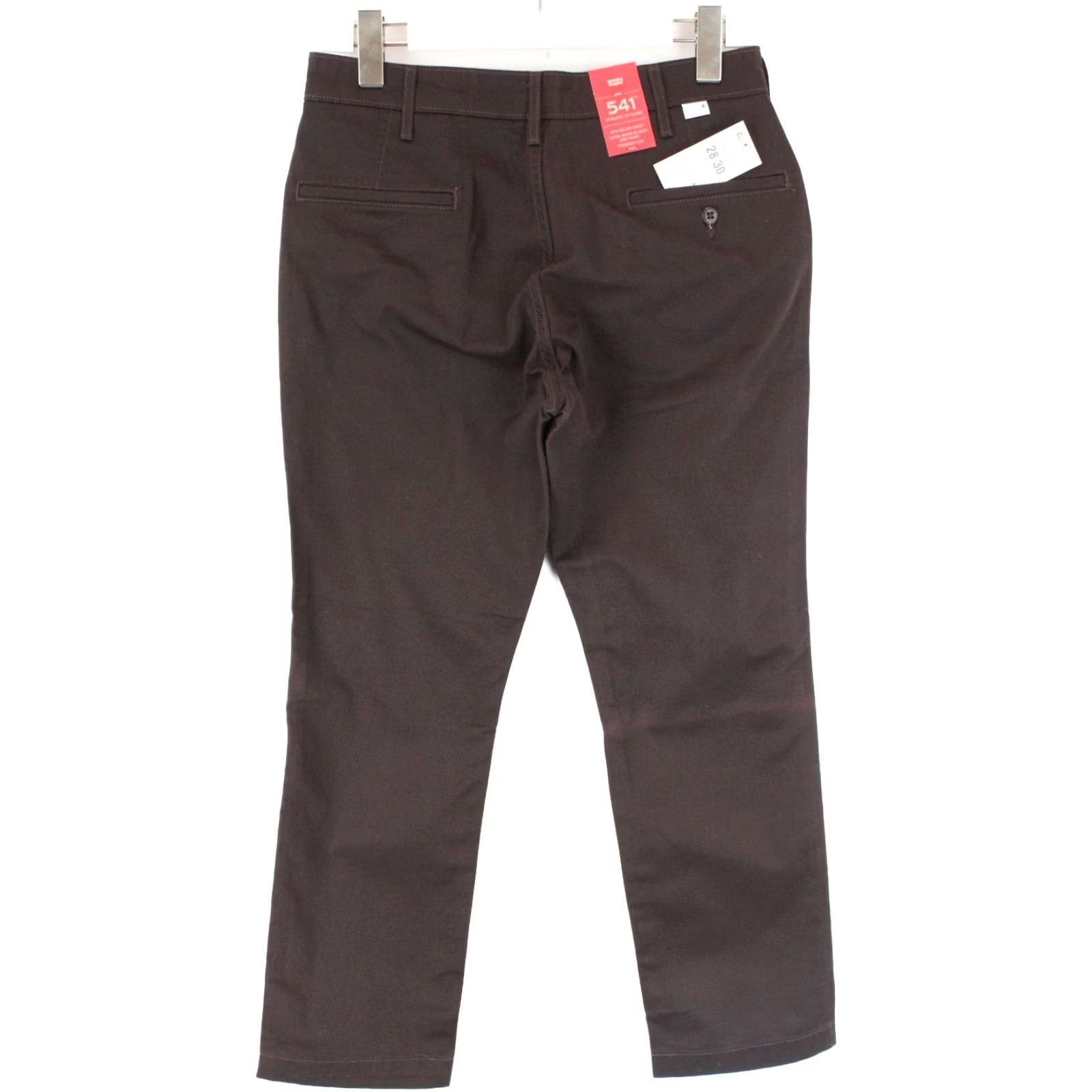 Levi's Levi's 541 Athletic Fit Chino Trousers Men's W28/L30 Zip Fly Taper Stretch Brown Size US 28 / EU 44 - 2 Thumbnail