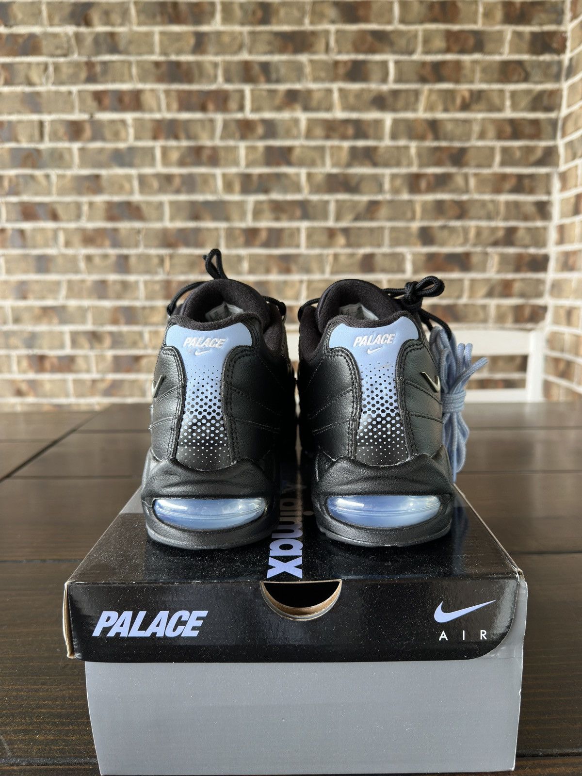 Nike Palace x Nike Air Max 95 Metallic Silver Blue Size US 10 / EU 43 - 4 Thumbnail