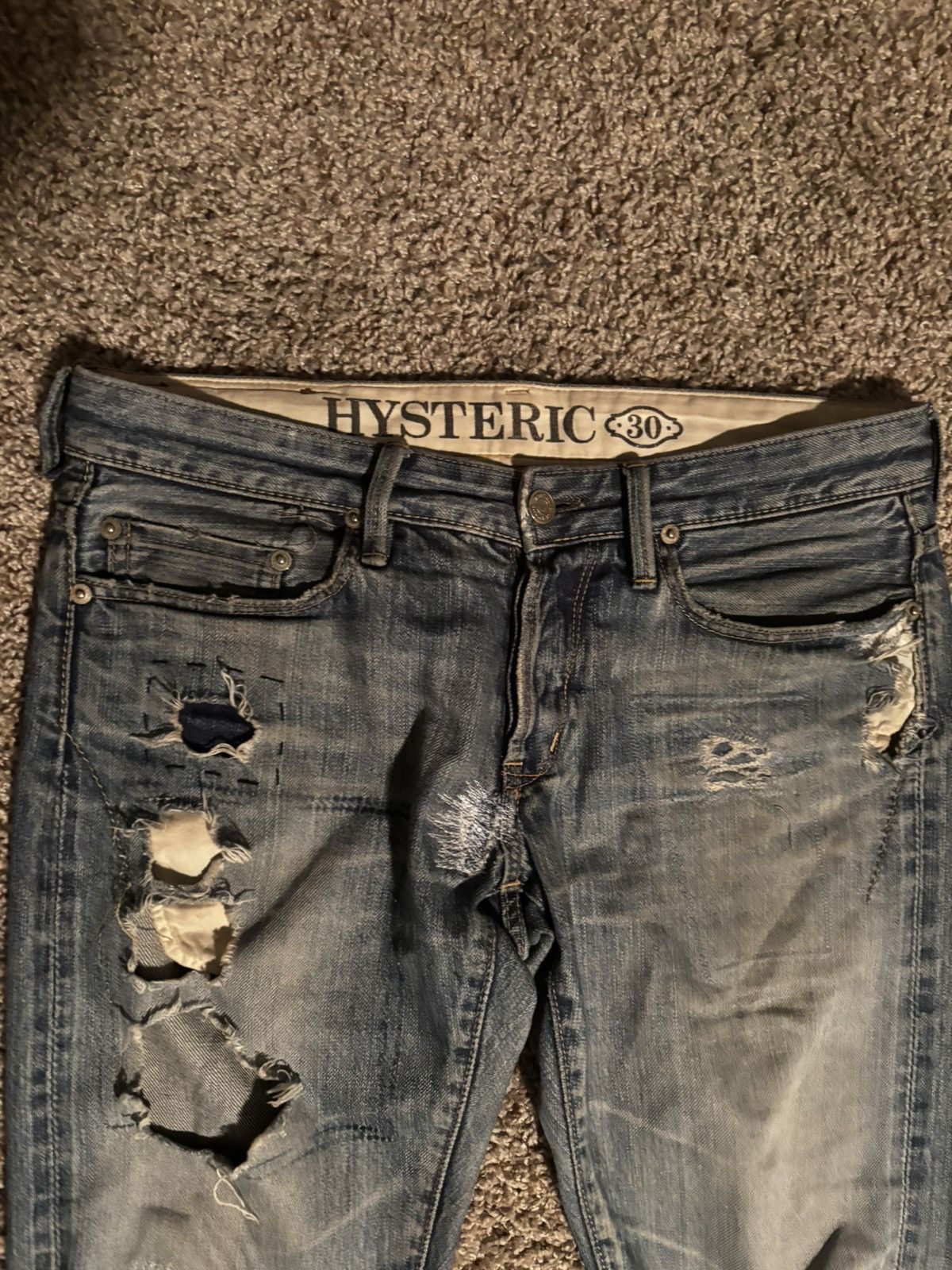 Hysteric Glamour Vintage thrashed Hysteric Glamour denim Size US 30 / EU 46 - 4 Thumbnail