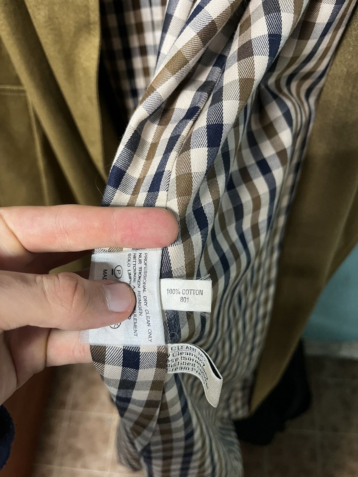 Aquascutum × Vintage Aquascutum Man's Vintage coat Size US L / EU 52-54 / 3 - 9 Thumbnail