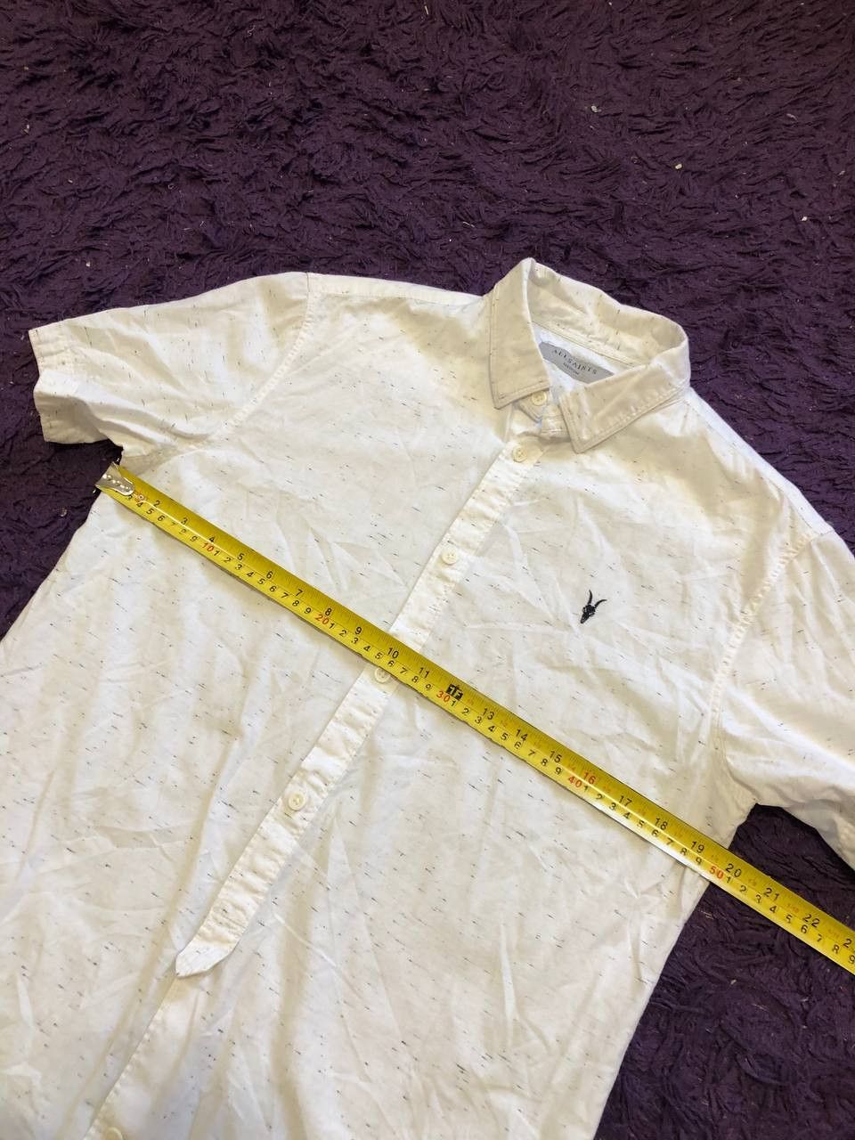 Allsaints Vintage white print Shirt Allsaints size M Y2K streetwear Size US M / EU 48-50 / 2 - 10 Thumbnail