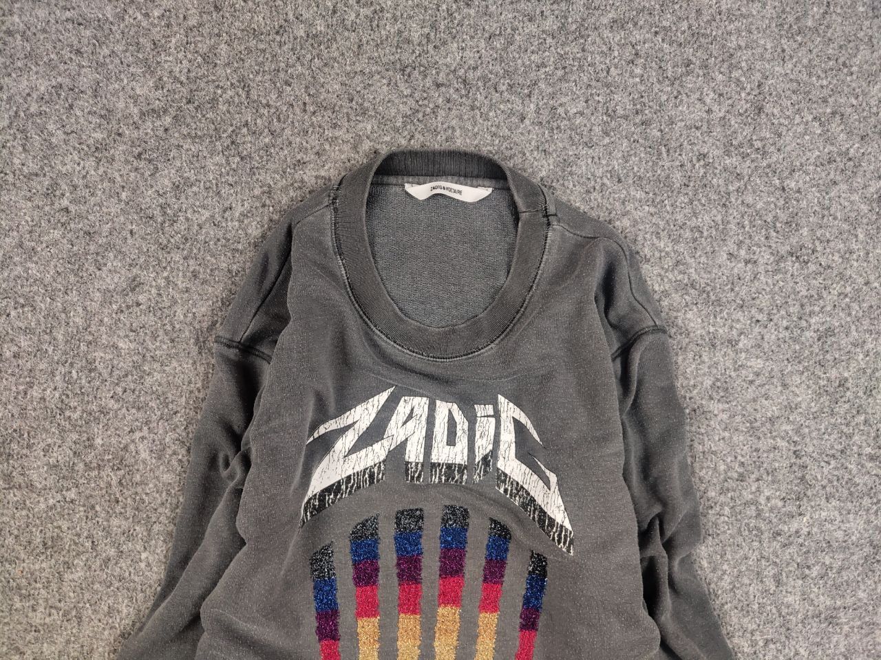 Zadig & Voltaire Zadig & Voltaire Design Logo Crew Check Sweatshirt Size US L / EU 52-54 / 3 - 8 Thumbnail