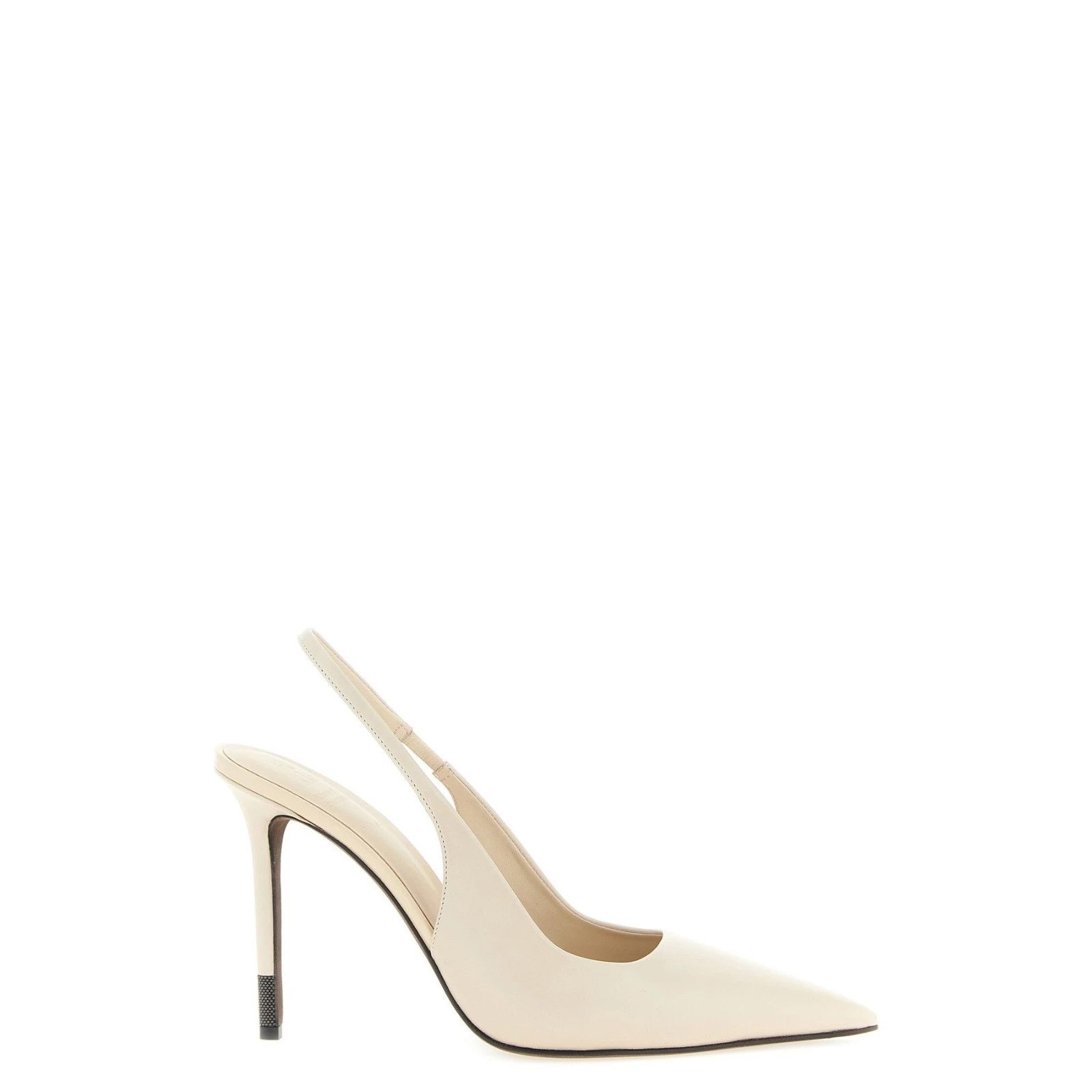 Brunello Cucinelli BRUNELLO CUCINELLI $1750 White Slingback Pumps New & Authent Size US 9 / IT 39 - 1 Thumbnail