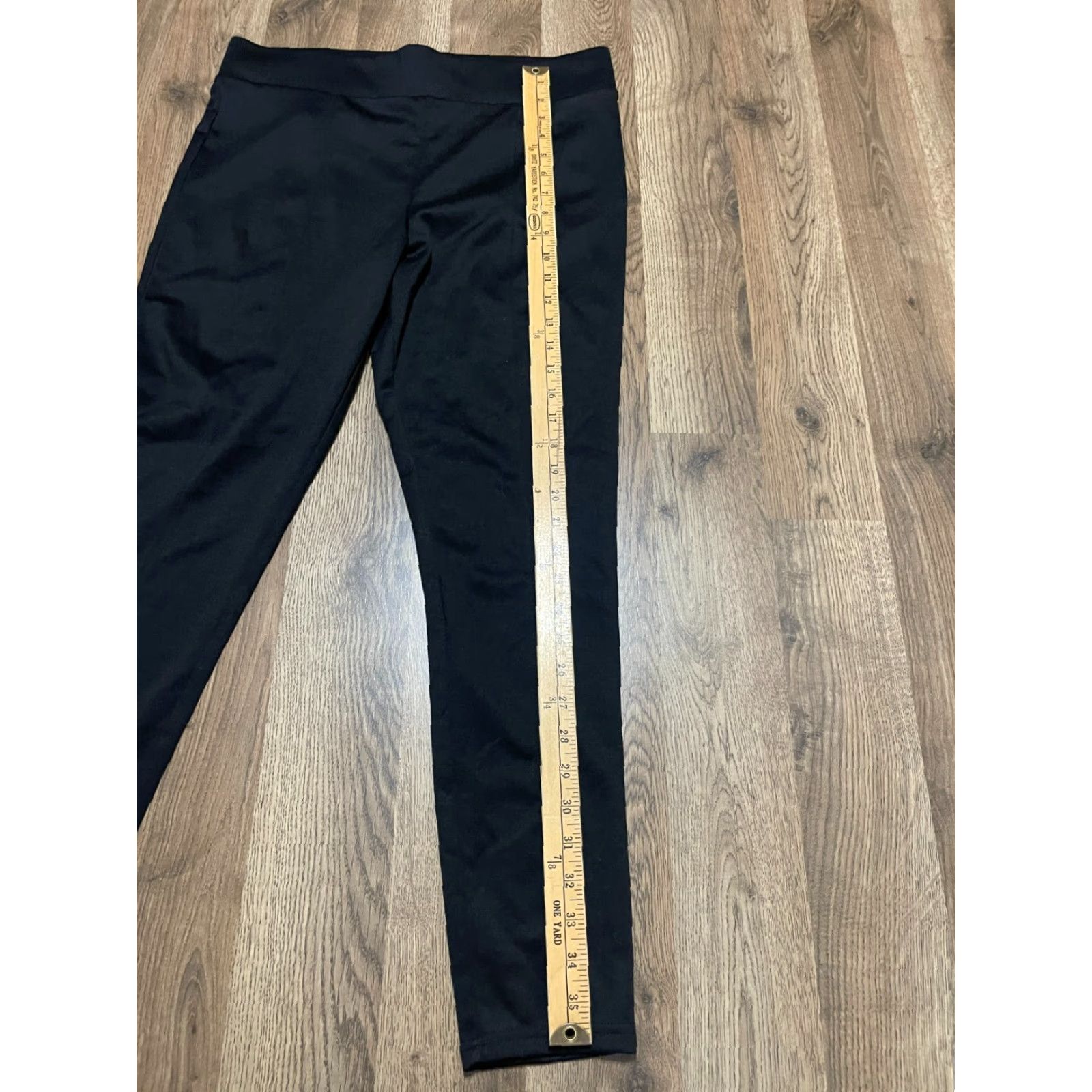 Gap Gap Pants Women's Large Black Leggings Pull On Activewear Casual Size 36" / US 14 / IT 50 - 5 Thumbnail
