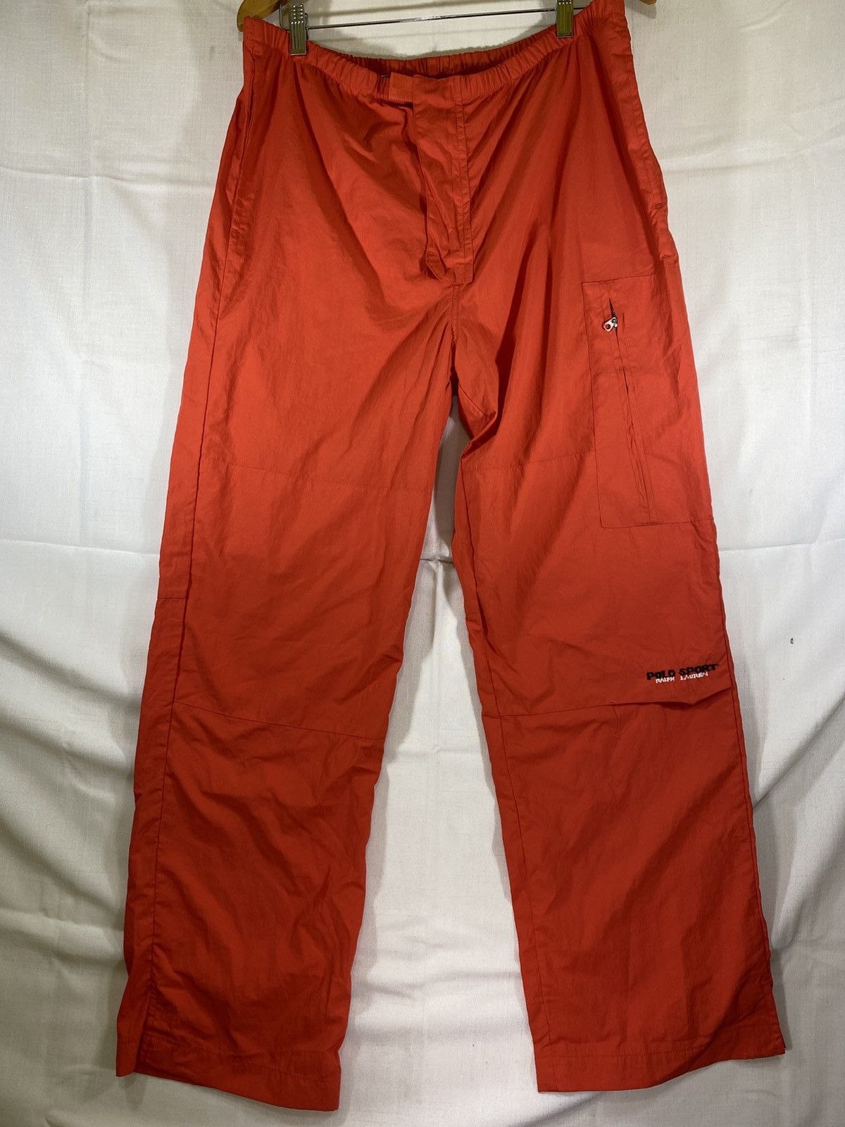 vintage polo sport parachute cargo pants