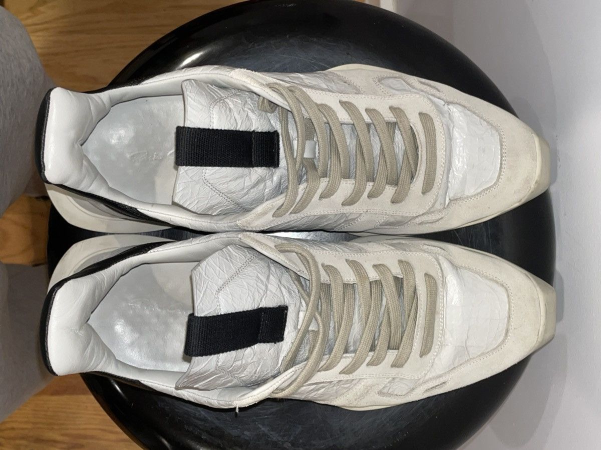 Rick Owens Rick Owens Off-White Phleg Runner Sneakers Size US 12 / EU 45 - 6 Thumbnail