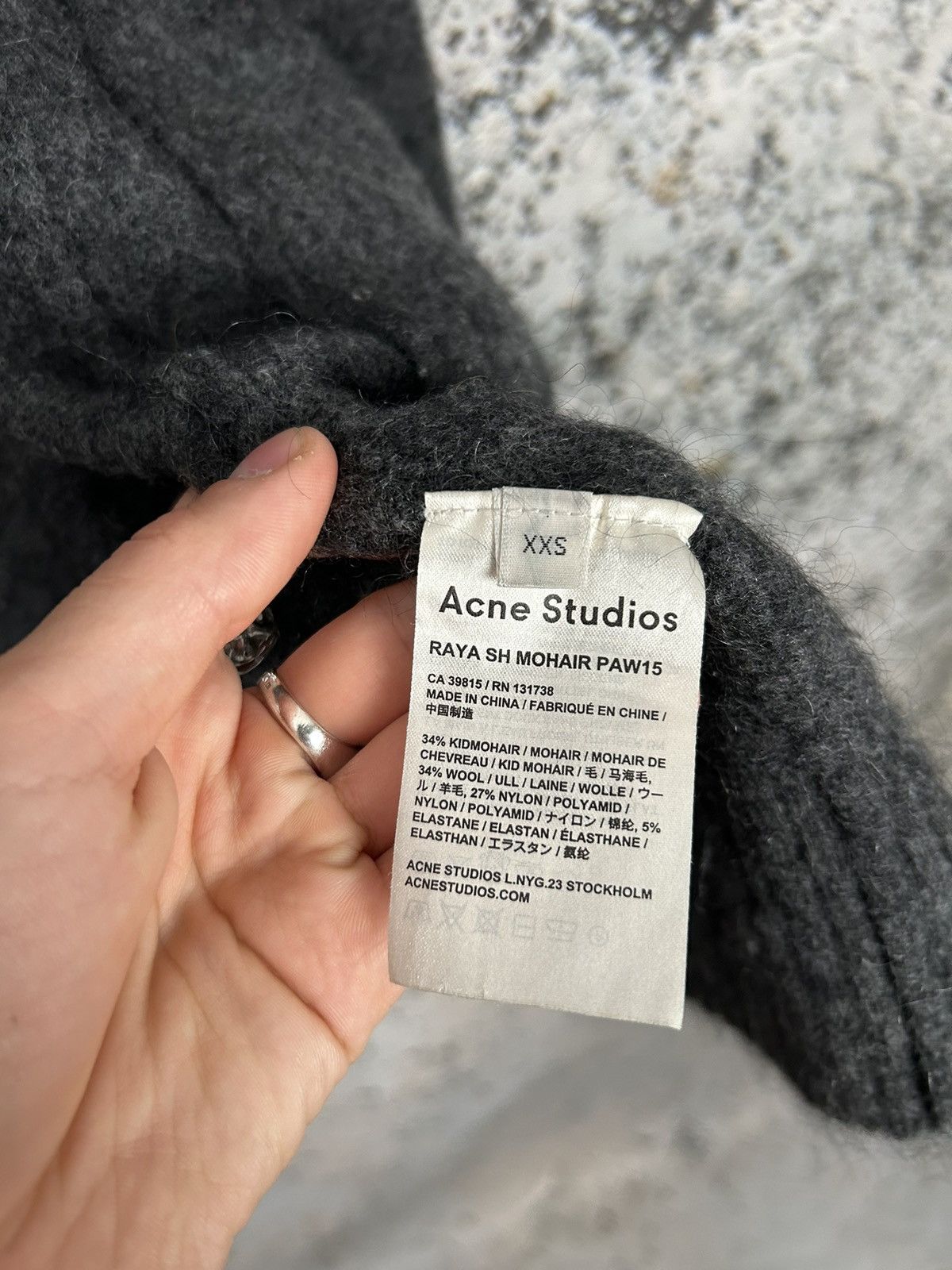Acne Studios Vintage Acne Studios Raya SH Mohair Sweater Rare Hype Size US XXS / EU 40 - 5 Thumbnail