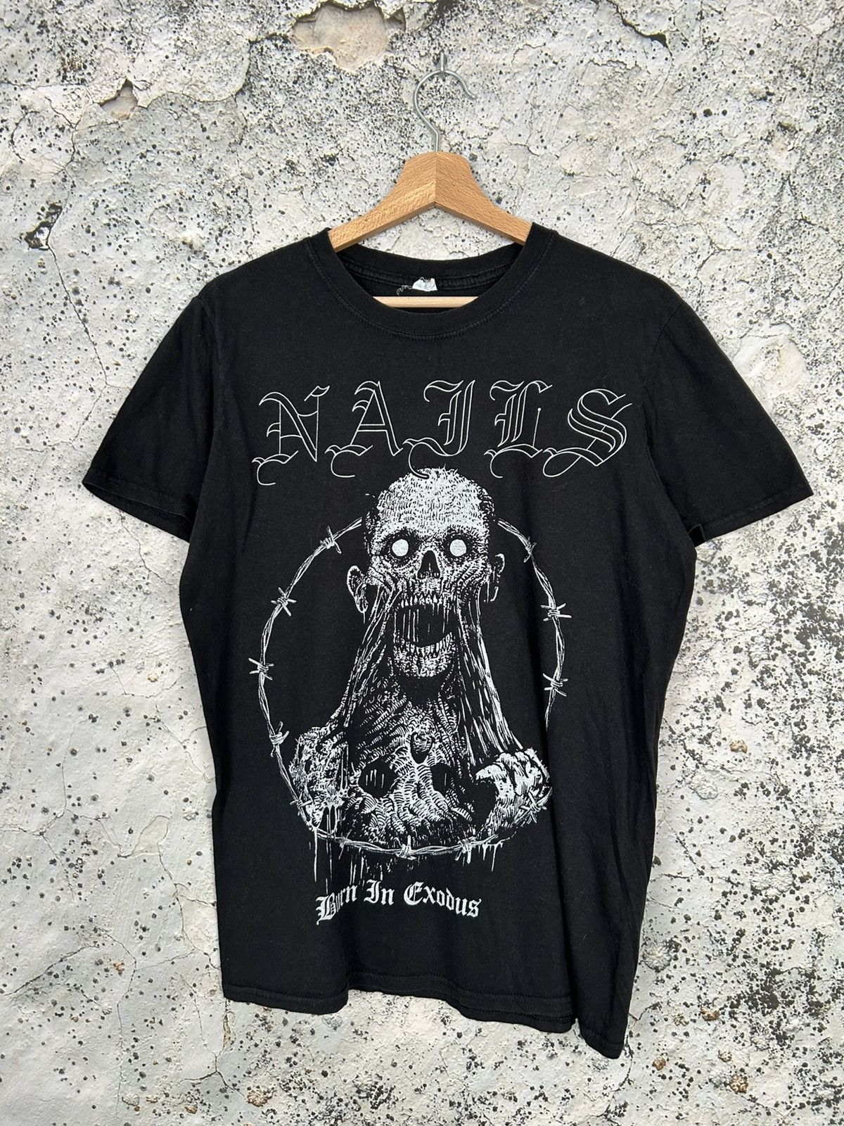 Band Tees Vintage Nails Punk Rock Band Tee Avant Garde Horror Size US M / EU 48-50 / 2 - 1 Thumbnail