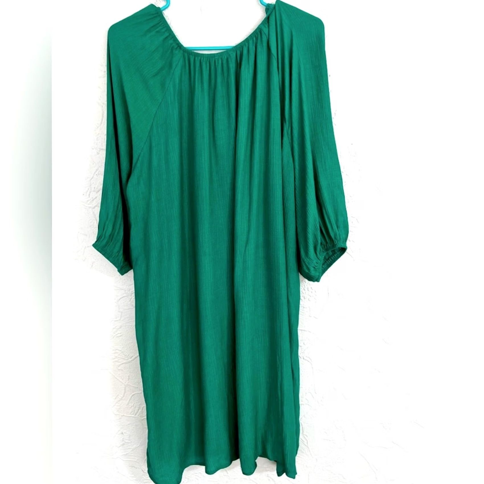 Vintage Siren Lily Dress Women 2X Green Lined Plus NWT 22x40 Size XXL / US 16-18 / IT 52-54 - 2 Thumbnail
