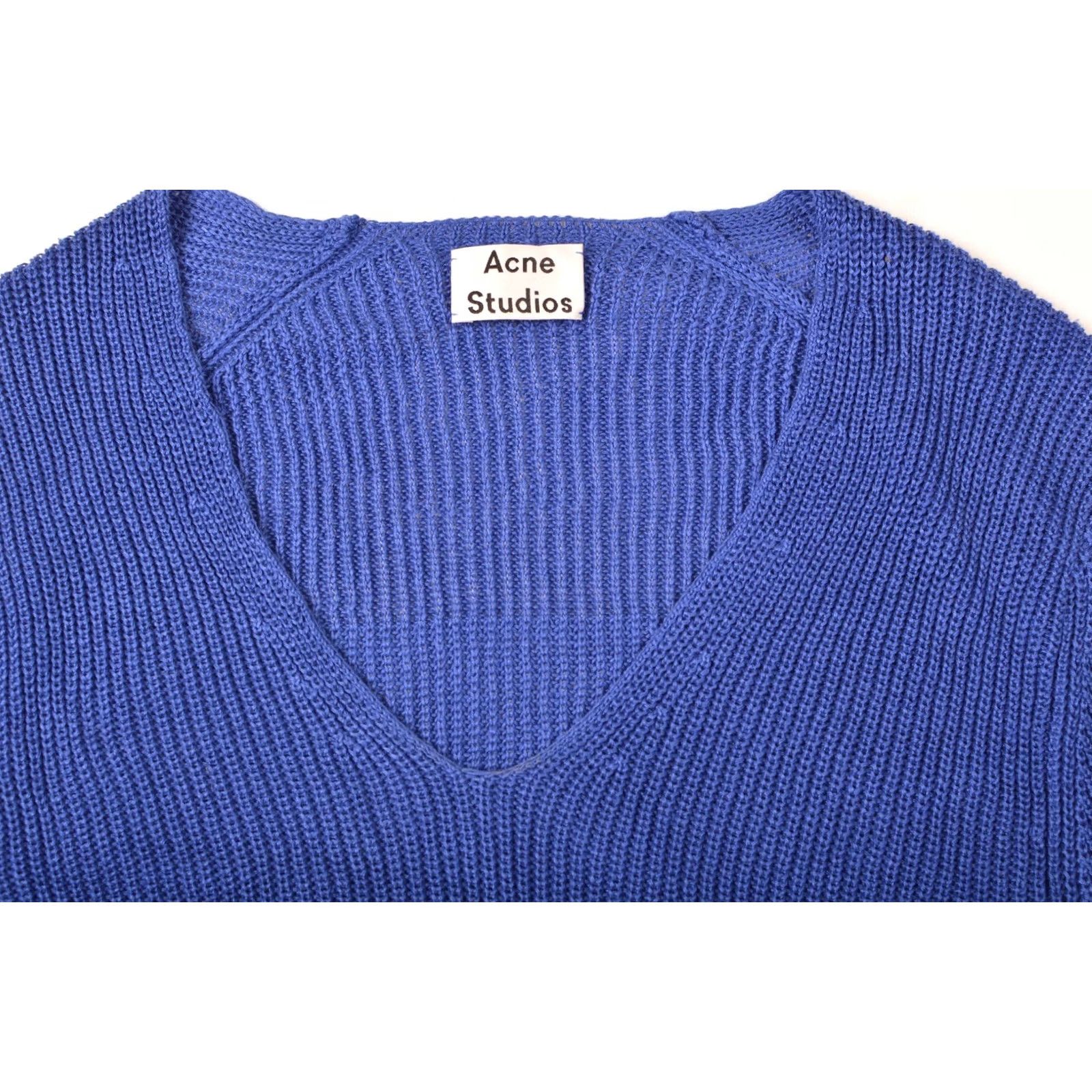 Acne Studios Acne Studios Deborah Chunky SS16 Linen Pullover Sweater S, Women, Blue, Pullover, Linen, Size S Size S / US 4 / IT 40 - 2 Thumbnail