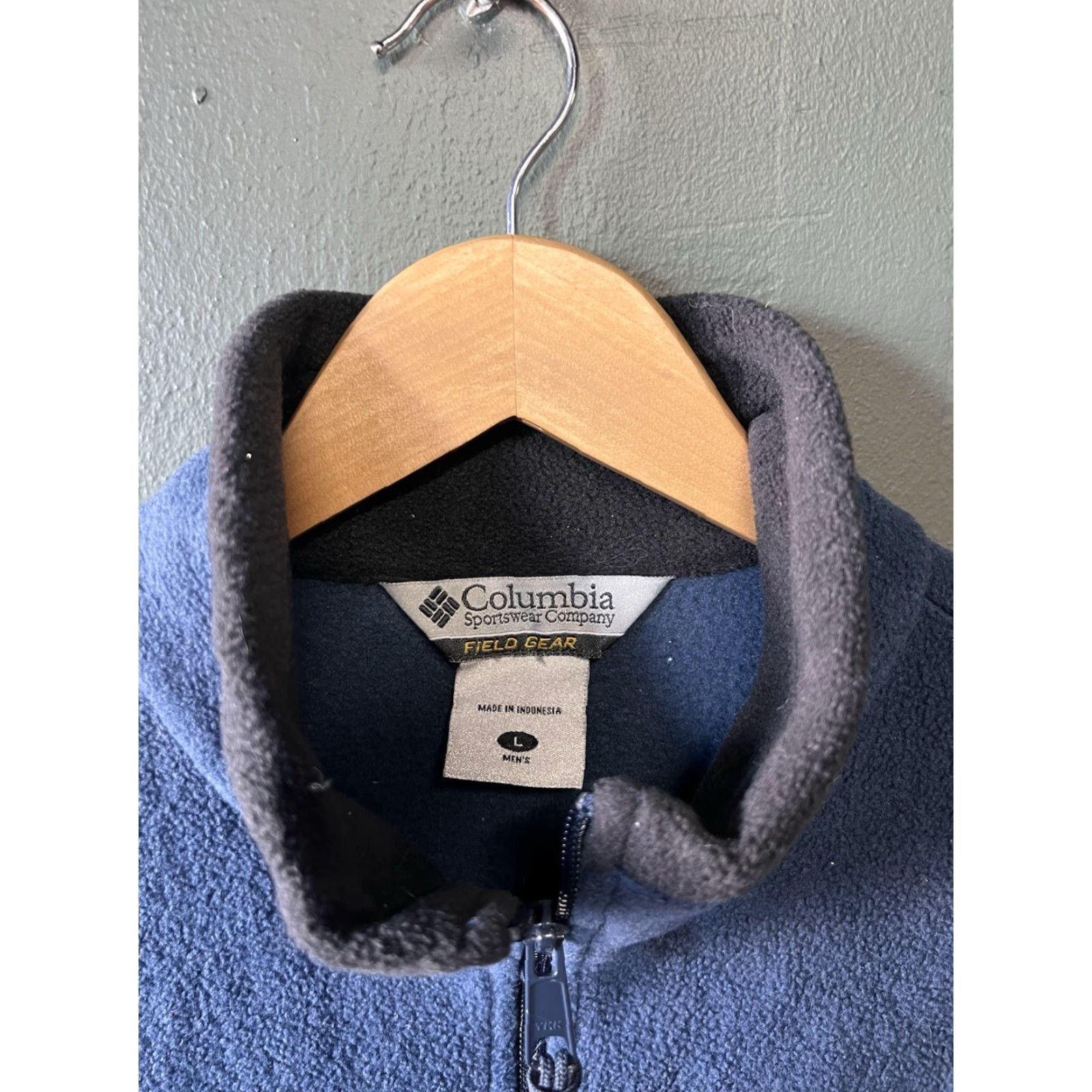 Vintage Columbia Vest Fleece Full Zip Mens L Blue Size Large Field Gear Size US L / EU 52-54 / 3 - 3 Thumbnail