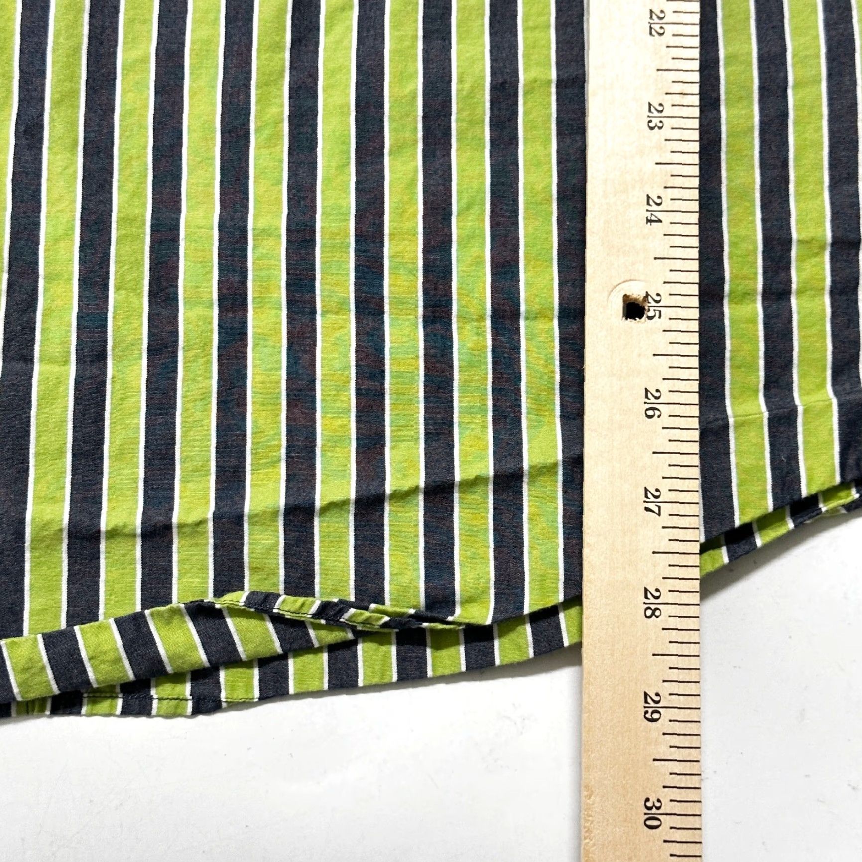 Michael Kors VINTAGE Michael Kors Button-Up Shirt 2XL Green Striped Cotton Long Sleeve Mens Retro 90s Y2K Casual Business Size US XXL / EU 58 / 5 - 5 Thumbnail