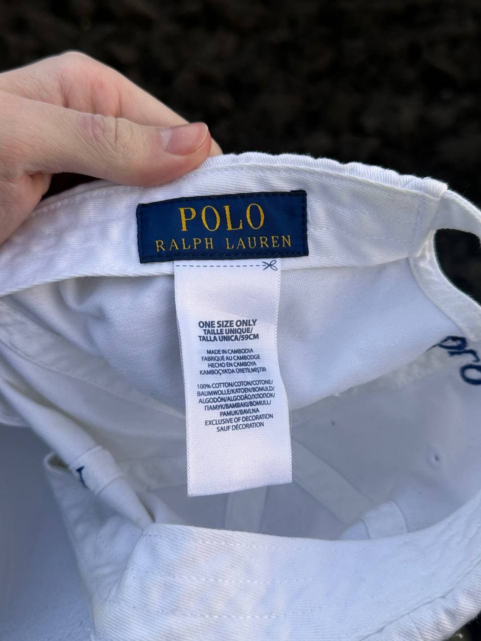 Polo Ralph Lauren Polo Ralph Lauren White Classic Cap Size ONE SIZE - 5 Thumbnail