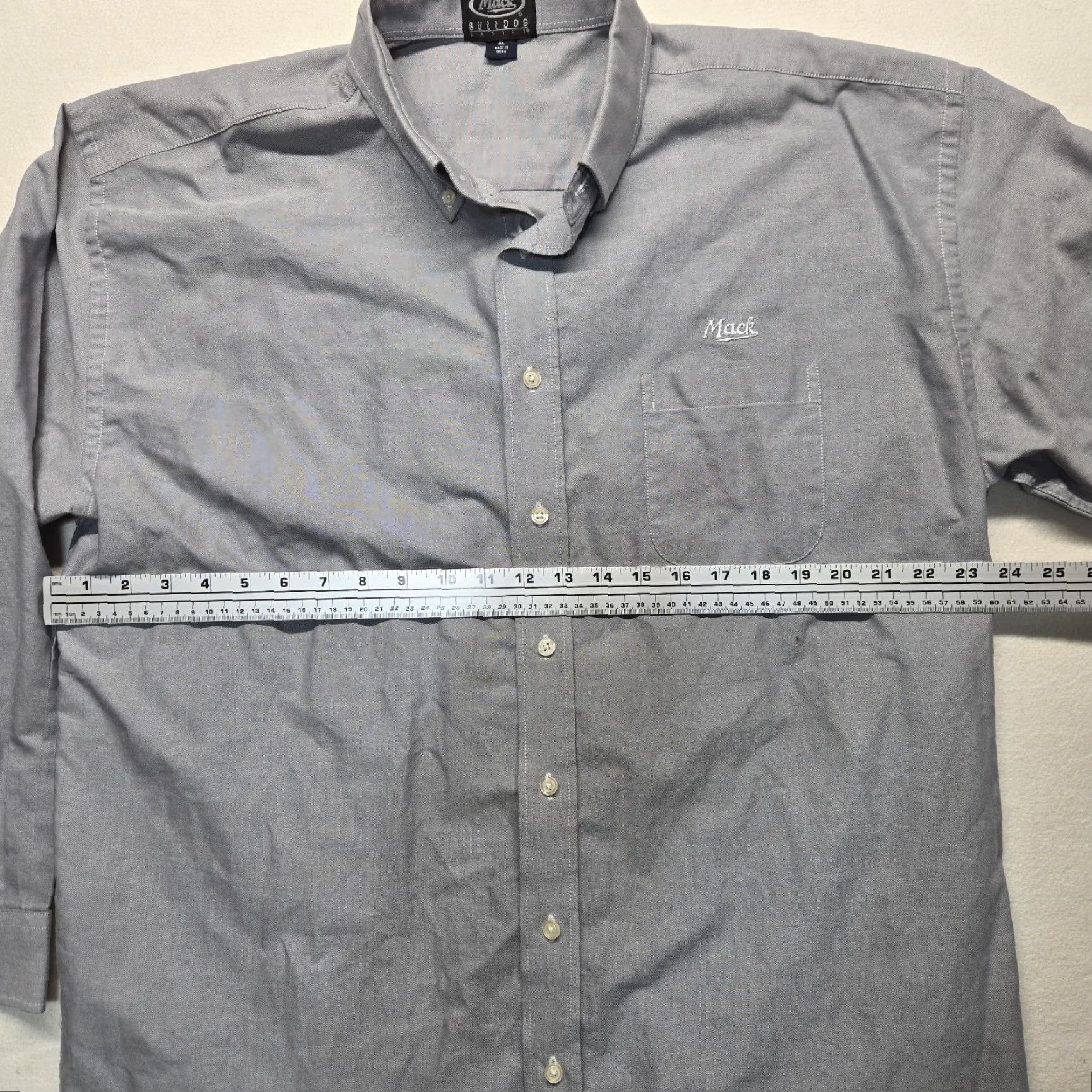 Cutter & Buck Cutter & Buck Shirt Button-Up Gray XL Mens Embroidered Logo Collared Long Sleeve Cotton Blend Vintage No Size US XL / EU 56 / 4 - 5 Thumbnail