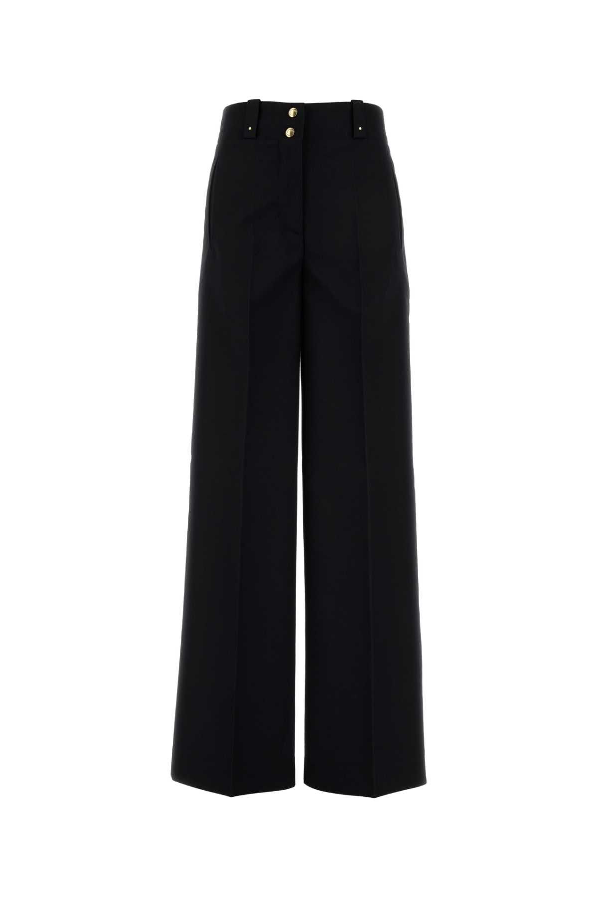 Moncler Black Polyester Blend Palazzo Pant Size 26" / US 2 / IT 38 - 1 Thumbnail