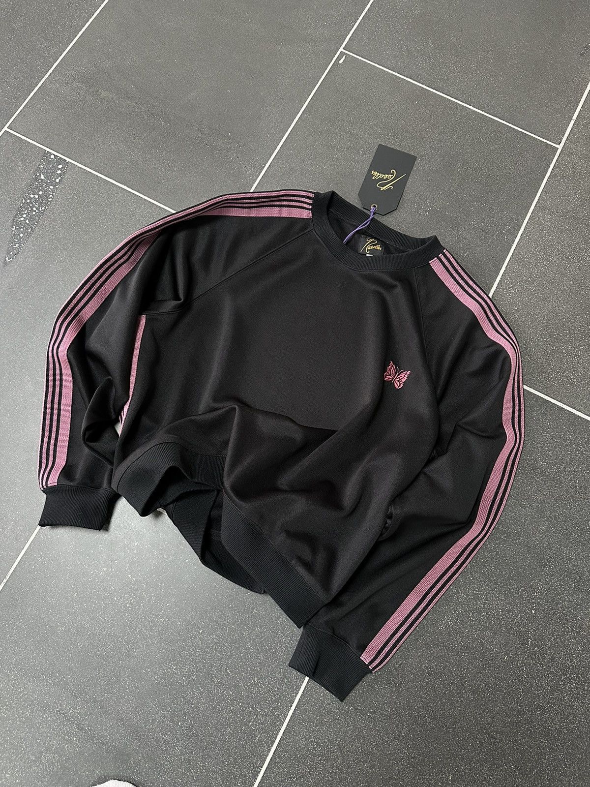 Needles Needles Track Crewneck Poly Black / Red Size US M / EU 48-50 / 2 - 4 Thumbnail