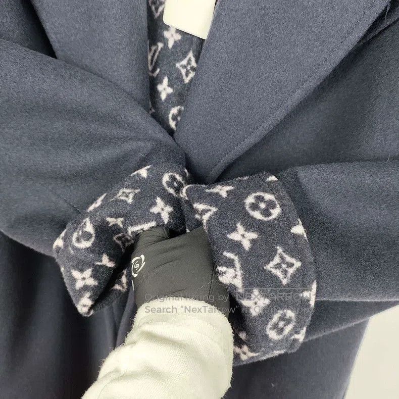 Louis Vuitton Louis Vuitton Wool print coat Size S / US 4 / IT 40 - 4 Thumbnail