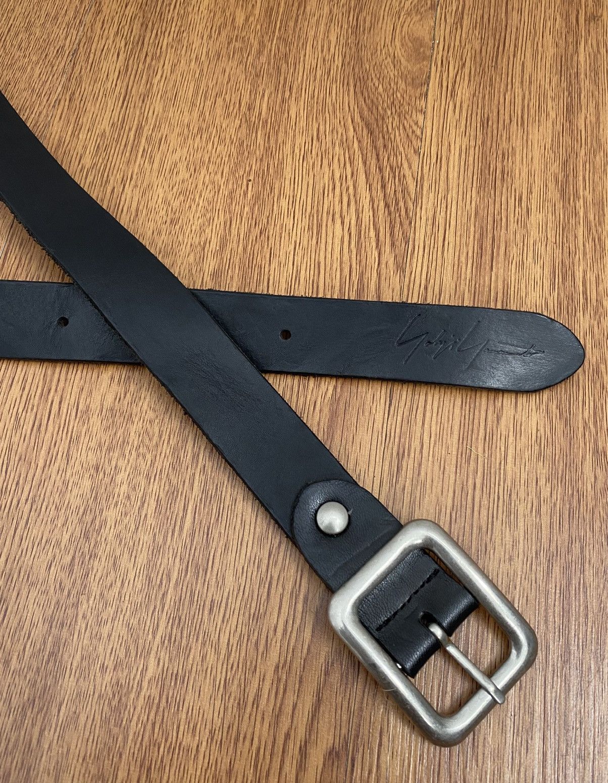 Yohji Yamamoto Yohji yamamoto classic leather belt Size ONE SIZE - 2 Thumbnail