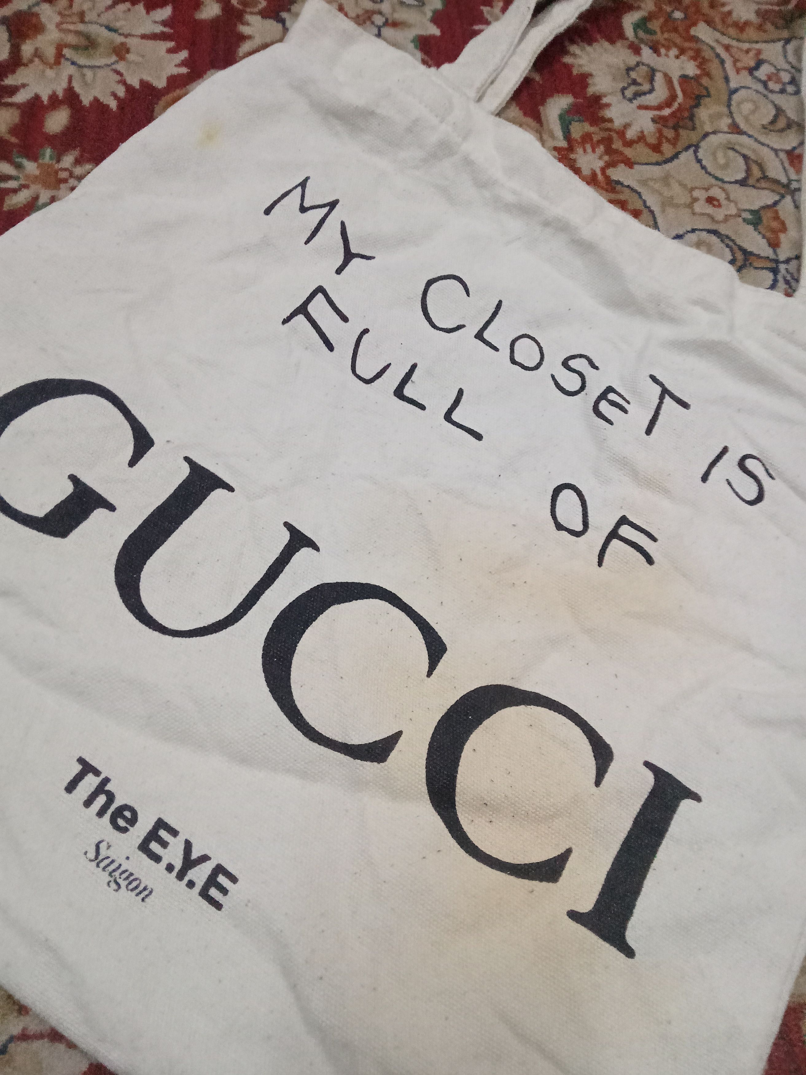 Designer My Closet is Full Of Gucci x The E.Y.E Saigon Tote Bag Size ONE SIZE - 3 Thumbnail