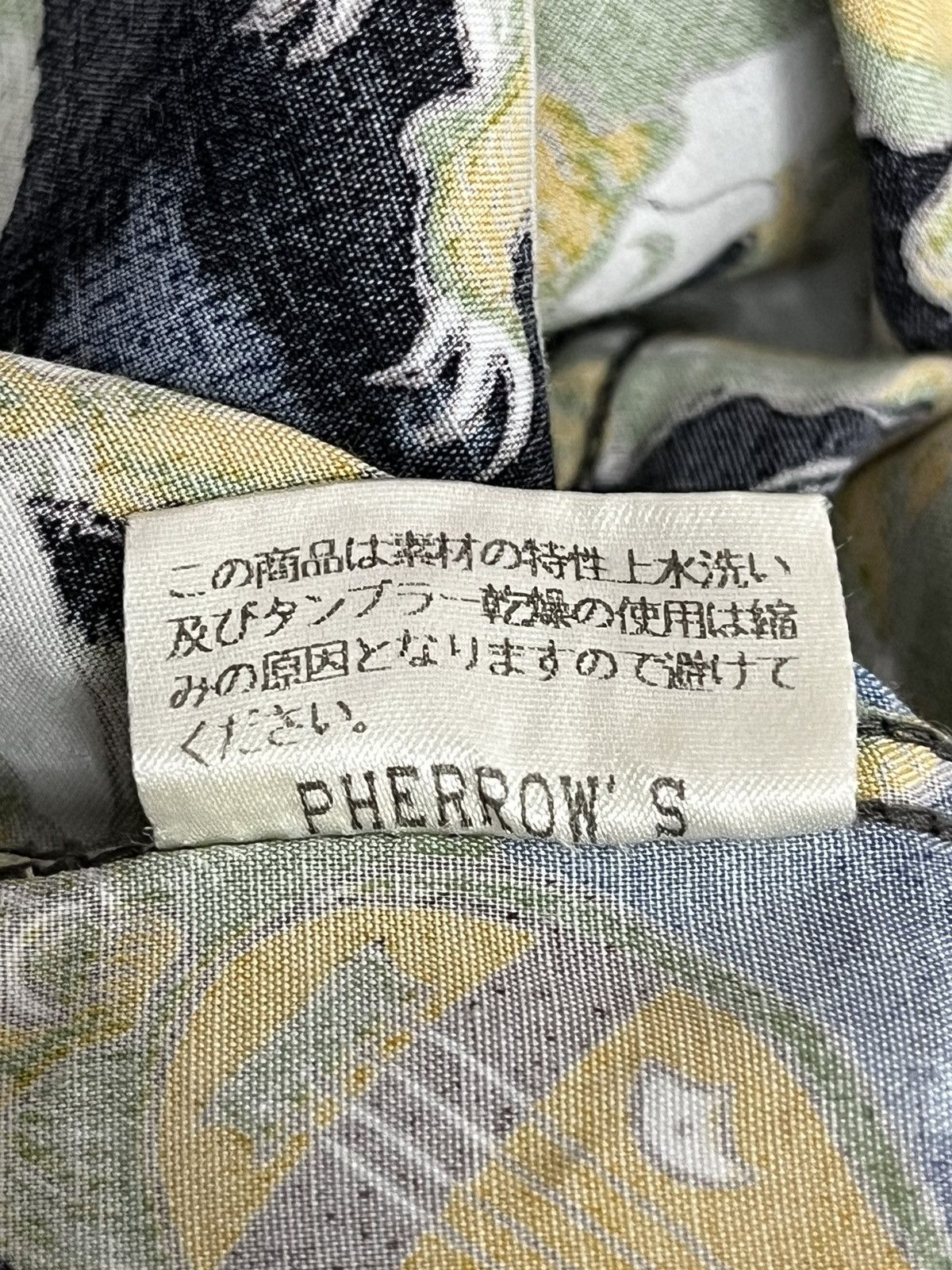 Pherrow's Vtg PHERROWS Art Demonic Full Print Tattoo Wear Rayon Shirt Size US M / EU 48-50 / 2 - 20 Thumbnail