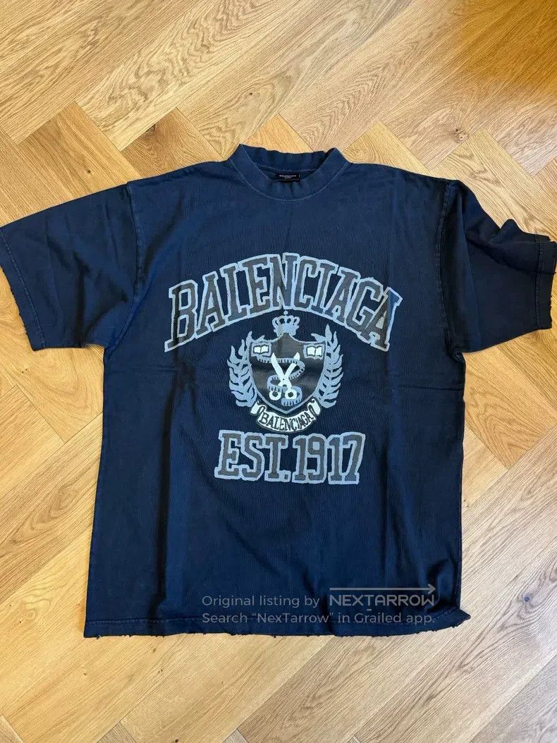 Balenciaga Balenciaga Short Sleeve Size US M / EU 48-50 / 2 - 1 Thumbnail