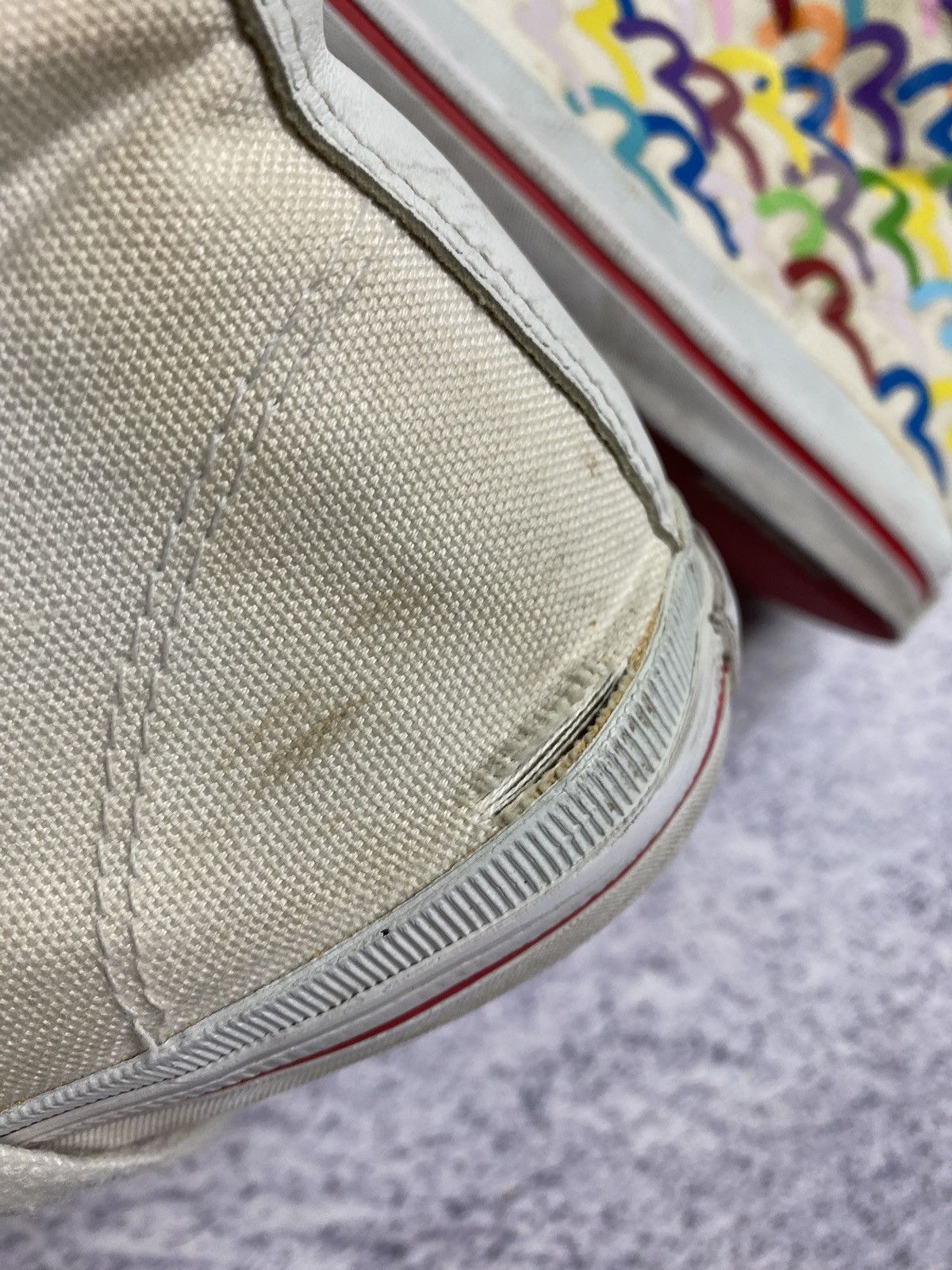 Evisu × Vintage Vintage Evisu Rainbow Repeat Logo Shoes High Top Sneakers Size US 9 / EU 42 - 11 Thumbnail