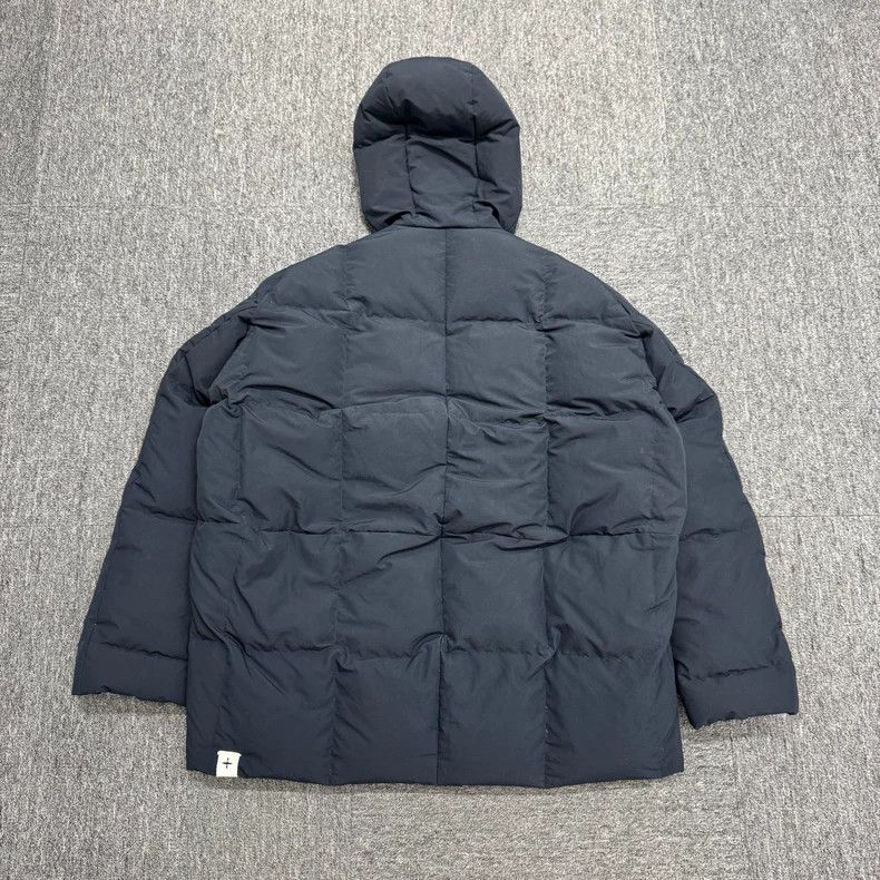 Jil Sander Jil Sander Solid color checkered hooded down jacket Size 4XL / US 24-26 - 4 Thumbnail