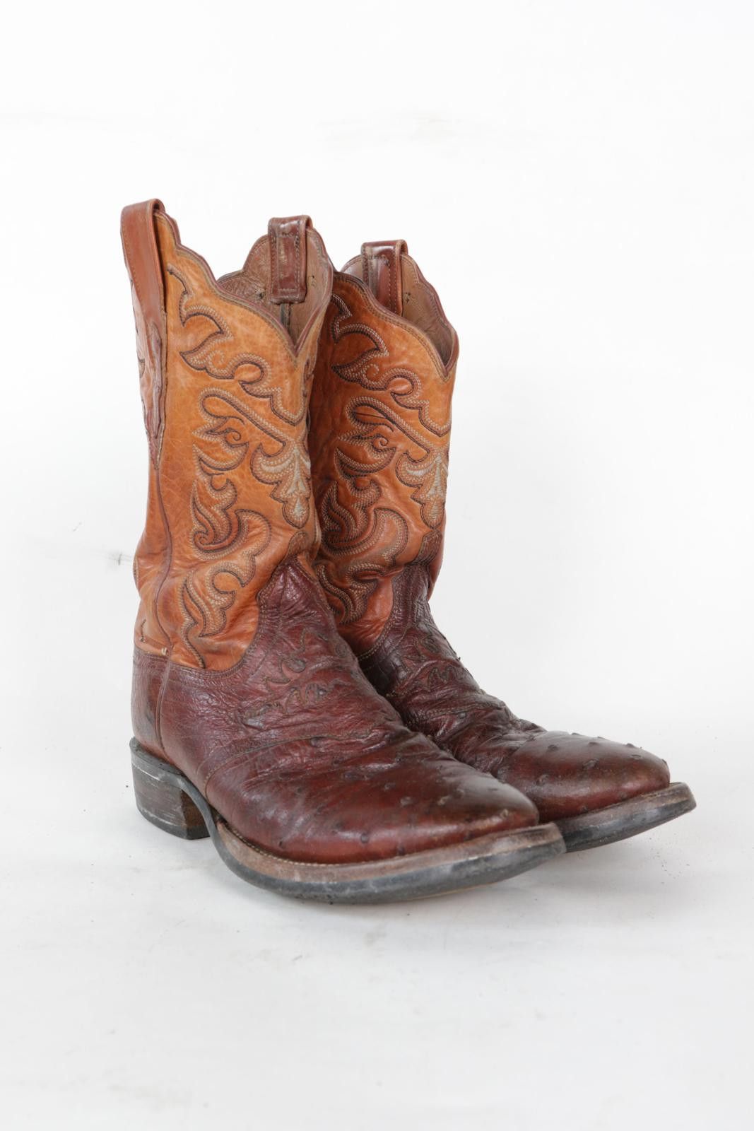 Lucchese 90's Lucchese Western Ostrich Quill Cowboy Boot Size ONE SIZE - 1 Thumbnail