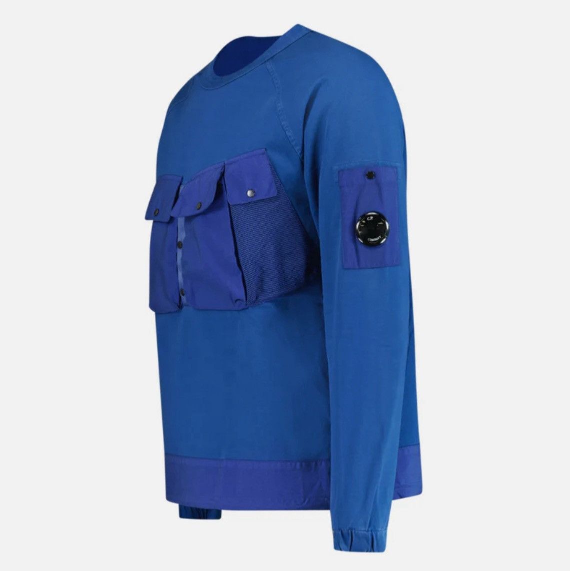 C.P. Company Sample C.P. Company Mixed Heavy Lens Sweatshirt Blue Size US L / EU 52-54 / 3 - 15 Thumbnail