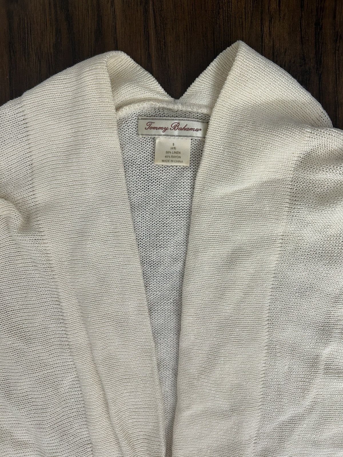 Tommy Bahama Tommy Bahama Knit Linen Cardigan Sweater Size S / US 4 / IT 40 - 3 Thumbnail