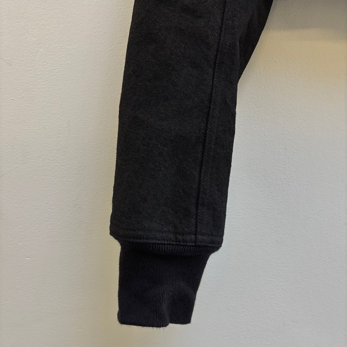 Rick Owens FW17 Rick Owens DRKSHDW Waxed Denim Cropped Bomber Jacket Size L / US 10 / IT 46 - 5 Thumbnail