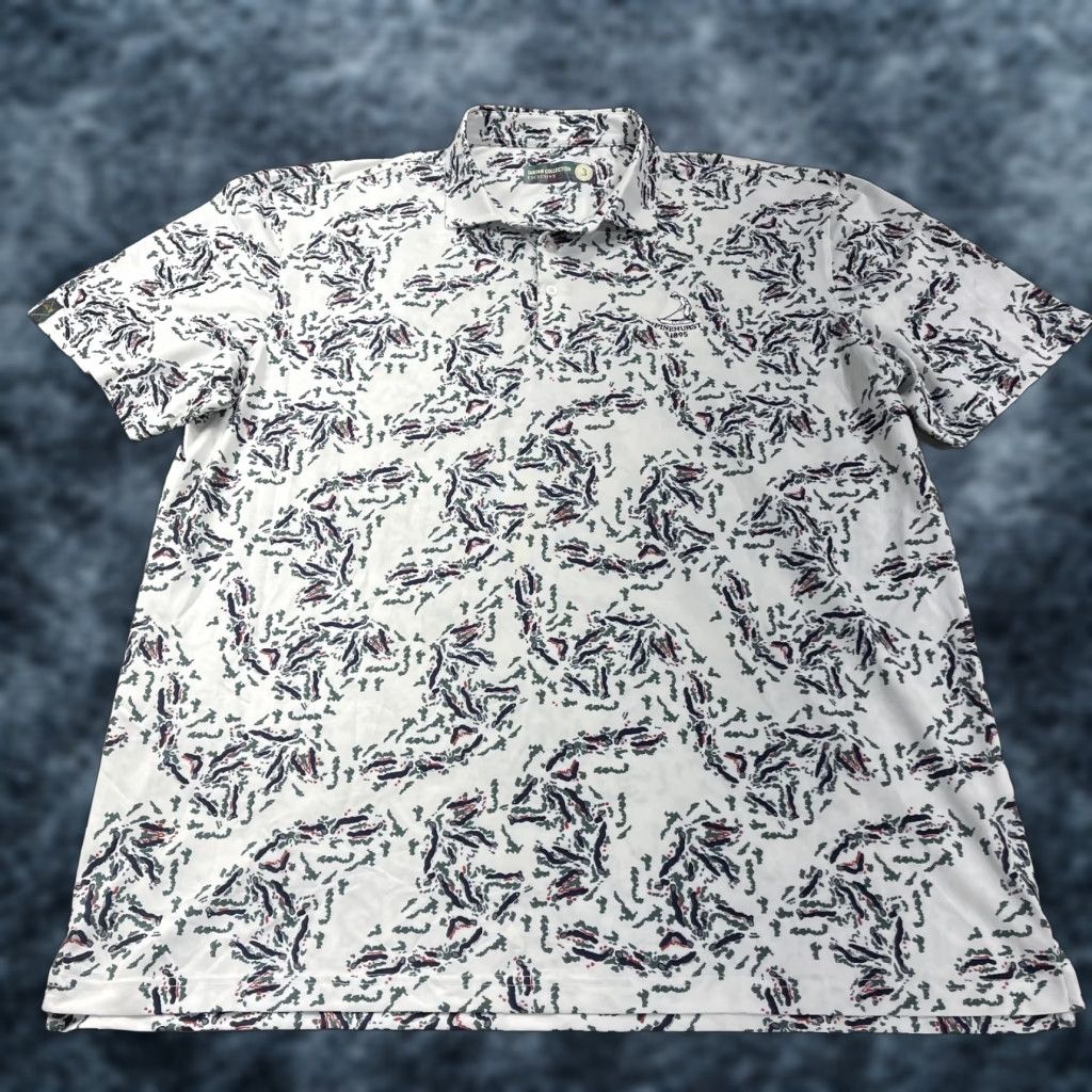 Vintage Pinehurst Polo Shirt Mens 2XL White Geometric Logo Polo Casual Sports Golf Shirt 2XL Mens Size US XXL / EU 58 / 5 - 1 Thumbnail