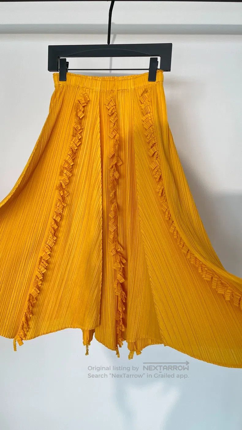 Issey Miyake Issey Miyake size:3 Geometric Multi-panel Midi Skirt Size 23" - 4 Thumbnail