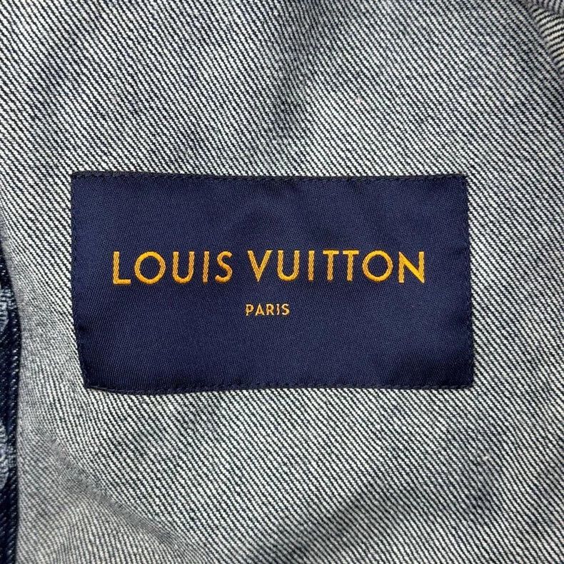 Louis Vuitton Louis Vuitton Original full print denim jacket Size US M / EU 48-50 / 2 - 6 Thumbnail
