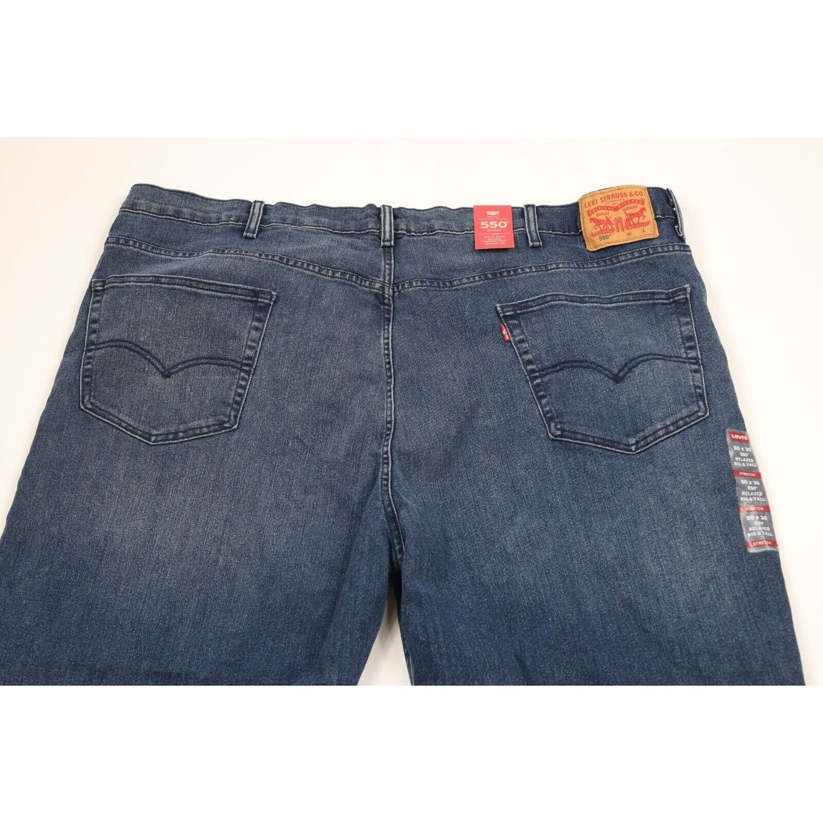 Levi's New Levis 550 Relaxed Fit Tapered Leg Stretch Jeans 50x30 Size US 44 / EU 60 - 11 Thumbnail
