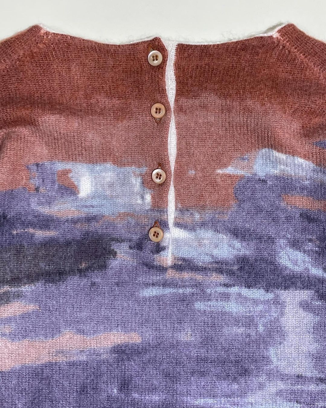 Prada AW17 Shetland Village Mohair Wool Knit Sweater Size US XS / EU 42 / 0 - 4 Thumbnail