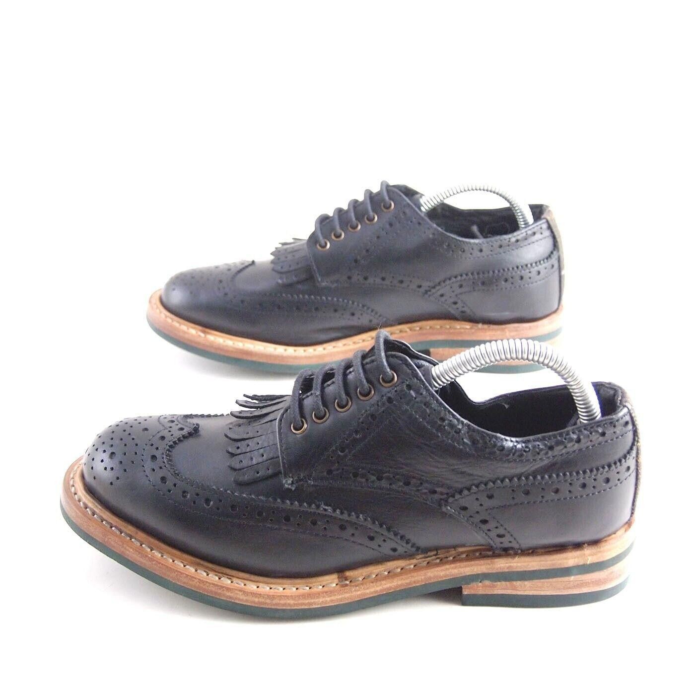 Barbour Barbour Fringe Brogues Oxford Blue Leather Size EU 37 US 7 Size US 7 / IT 37 - 2 Thumbnail
