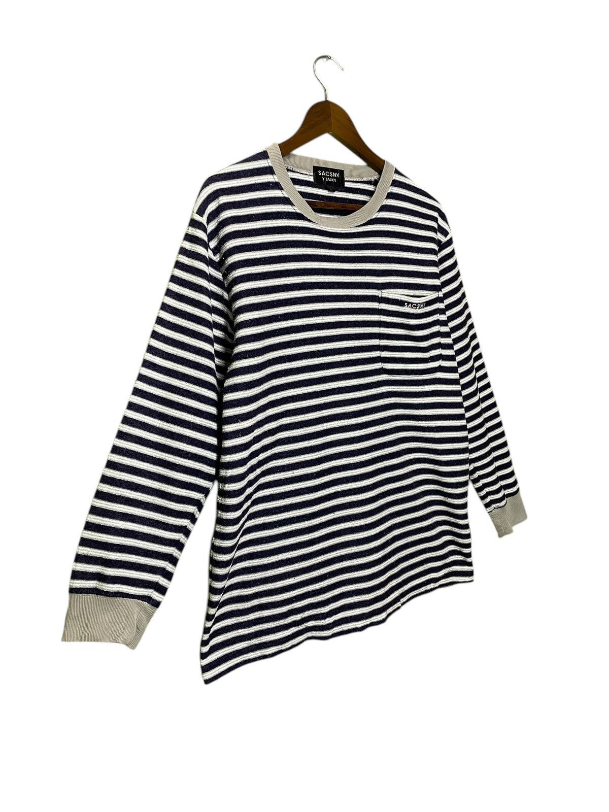 Designer × Japanese Brand × Yohji Yamamoto Sacsny Y’saccs by yohjiyamamoto crewneck sweatshirt Size US L / EU 52-54 / 3 - 3 Thumbnail